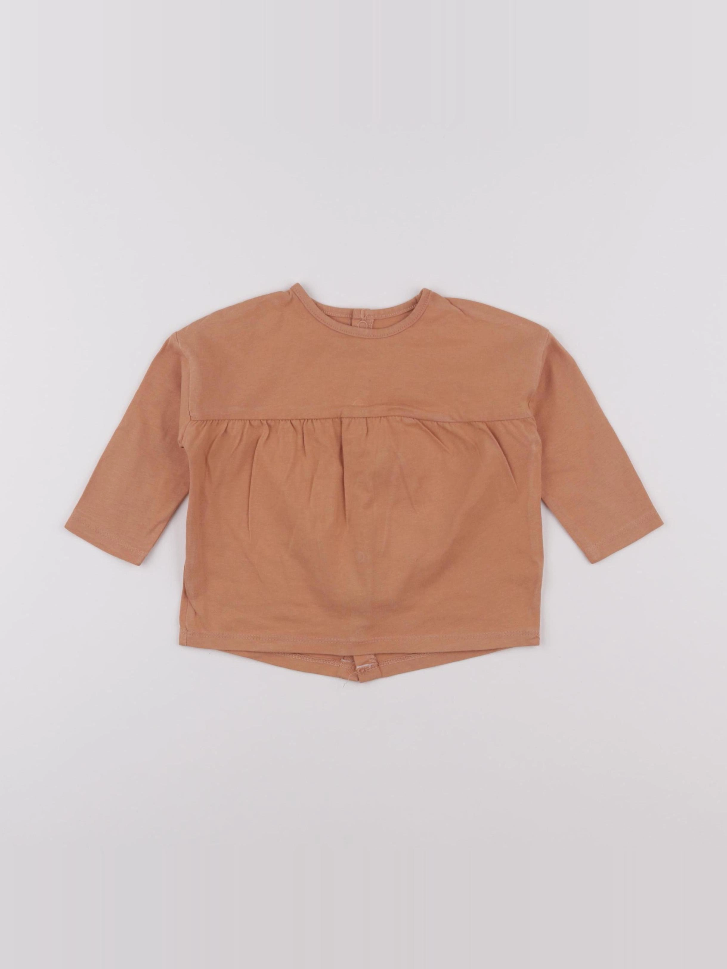 La Redoute - tee-shirt marron - 9 mois