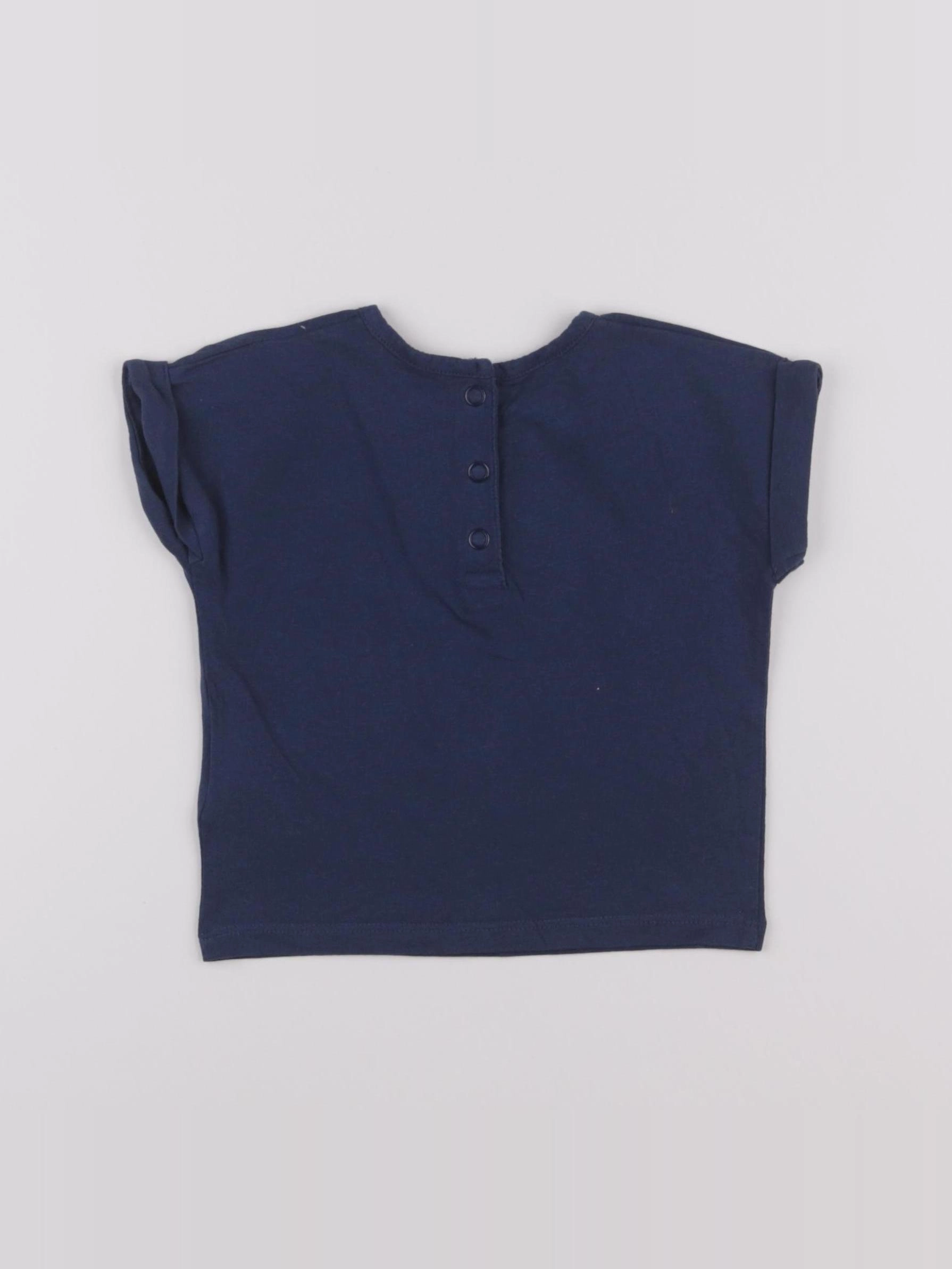 La Redoute - tee-shirt bleu - 9 mois
