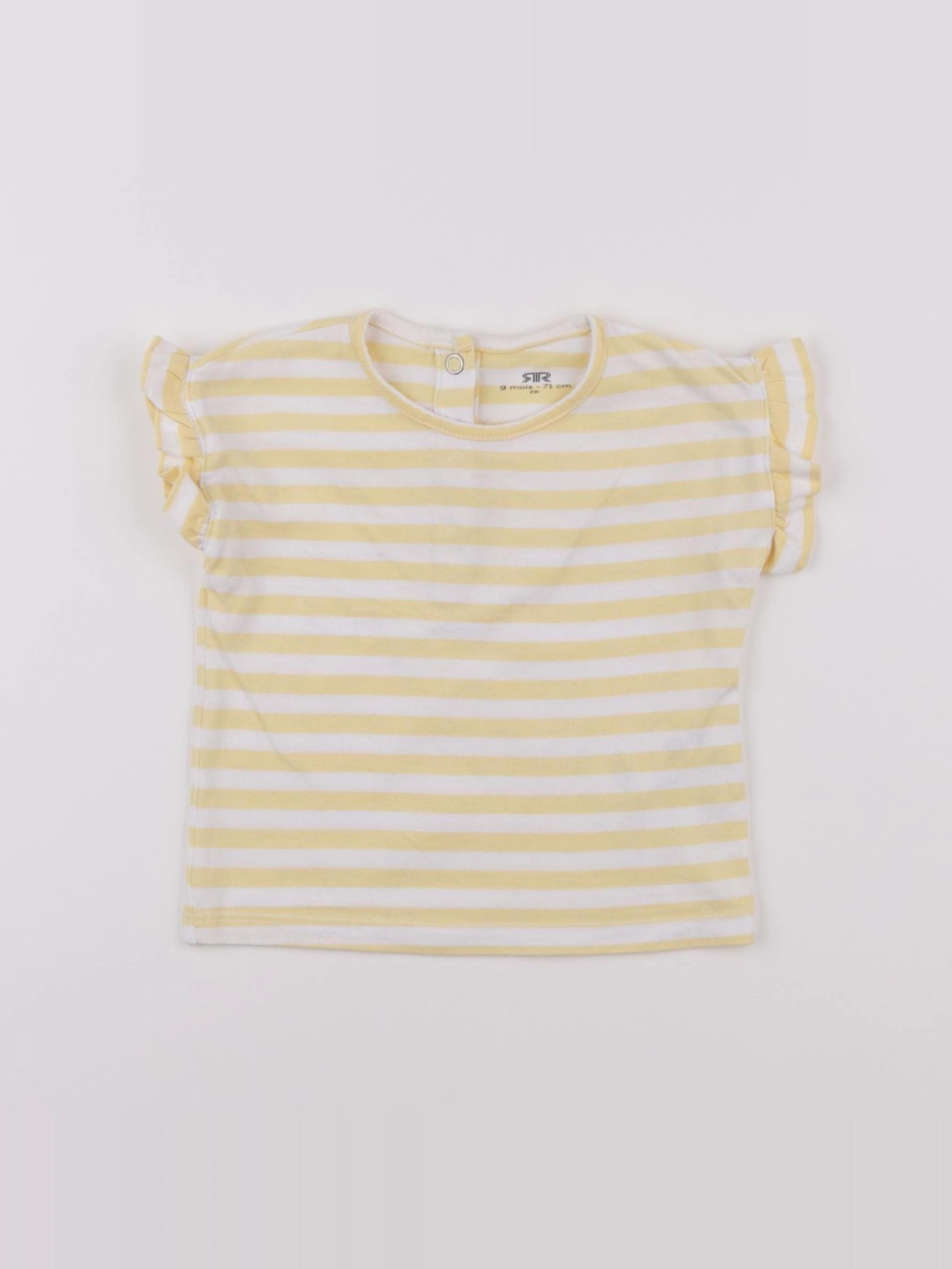 La Redoute - tee-shirt jaune - 9 mois