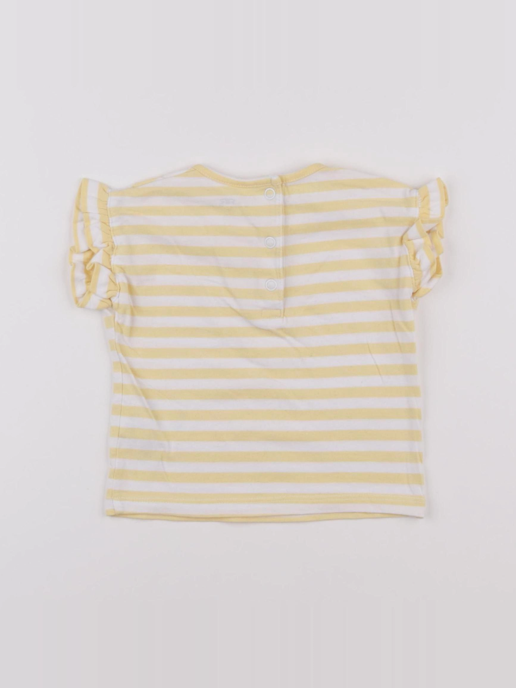 La Redoute - tee-shirt jaune - 9 mois
