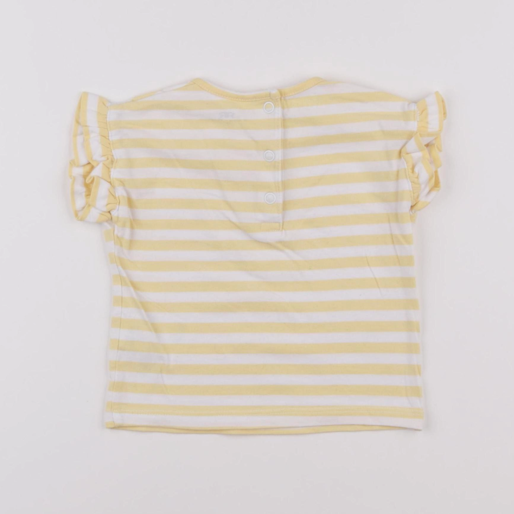 La Redoute - tee-shirt jaune - 9 mois