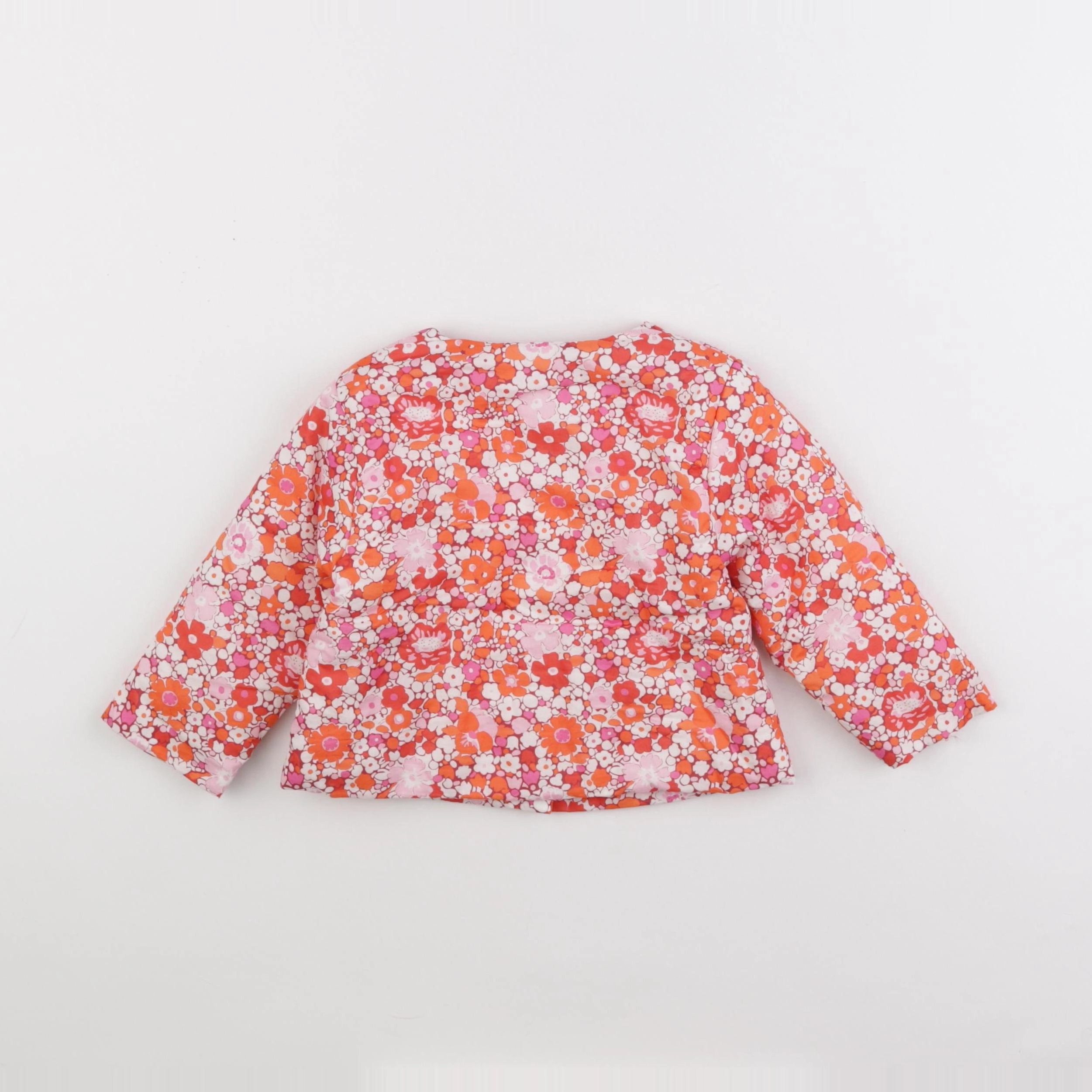 Jacadi - veste orange, rose - 18 mois