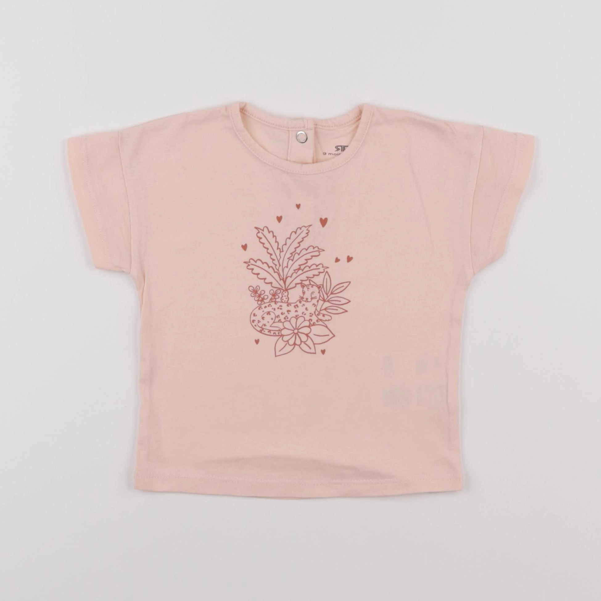 La Redoute - tee-shirt rose - 9 mois