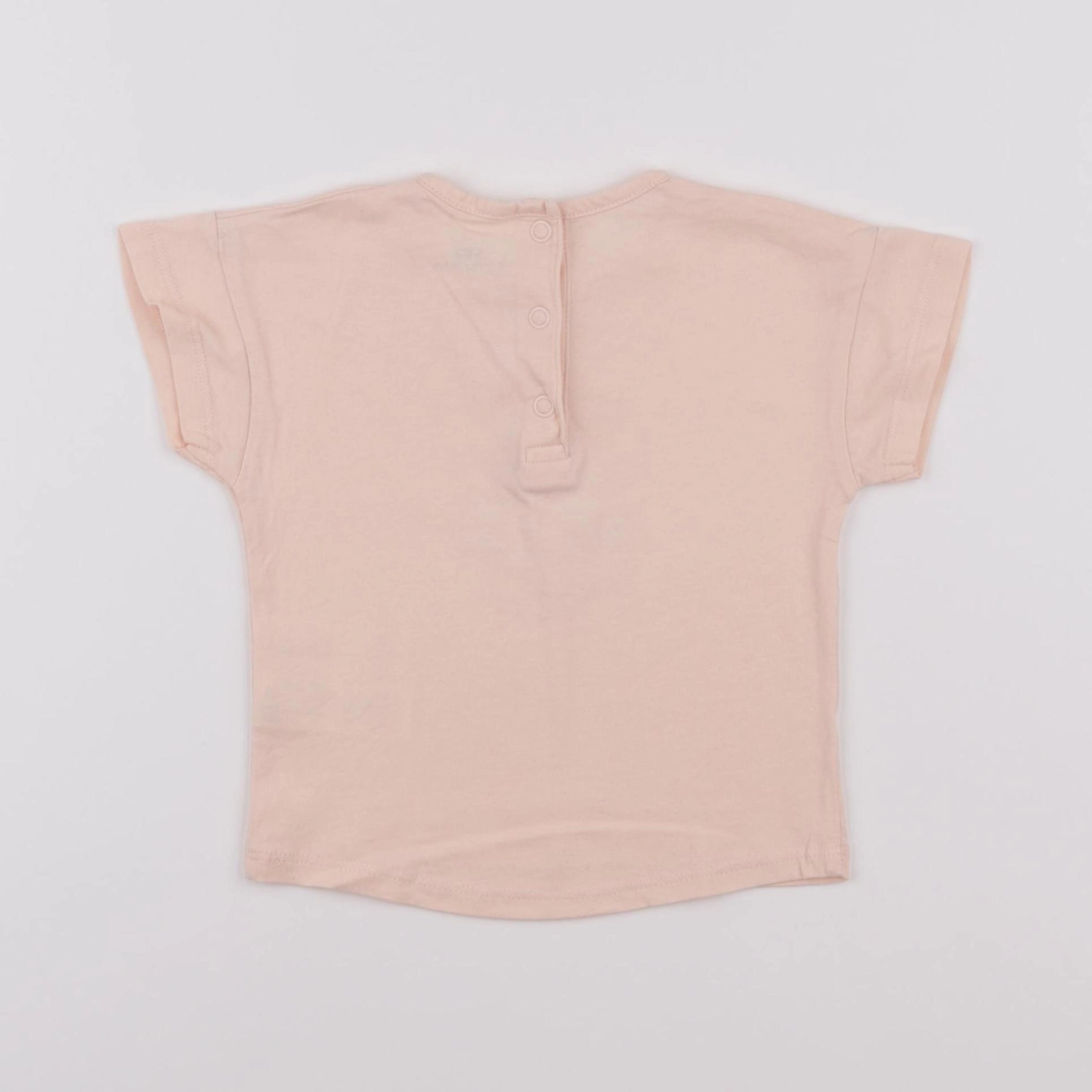 La Redoute - tee-shirt rose - 9 mois