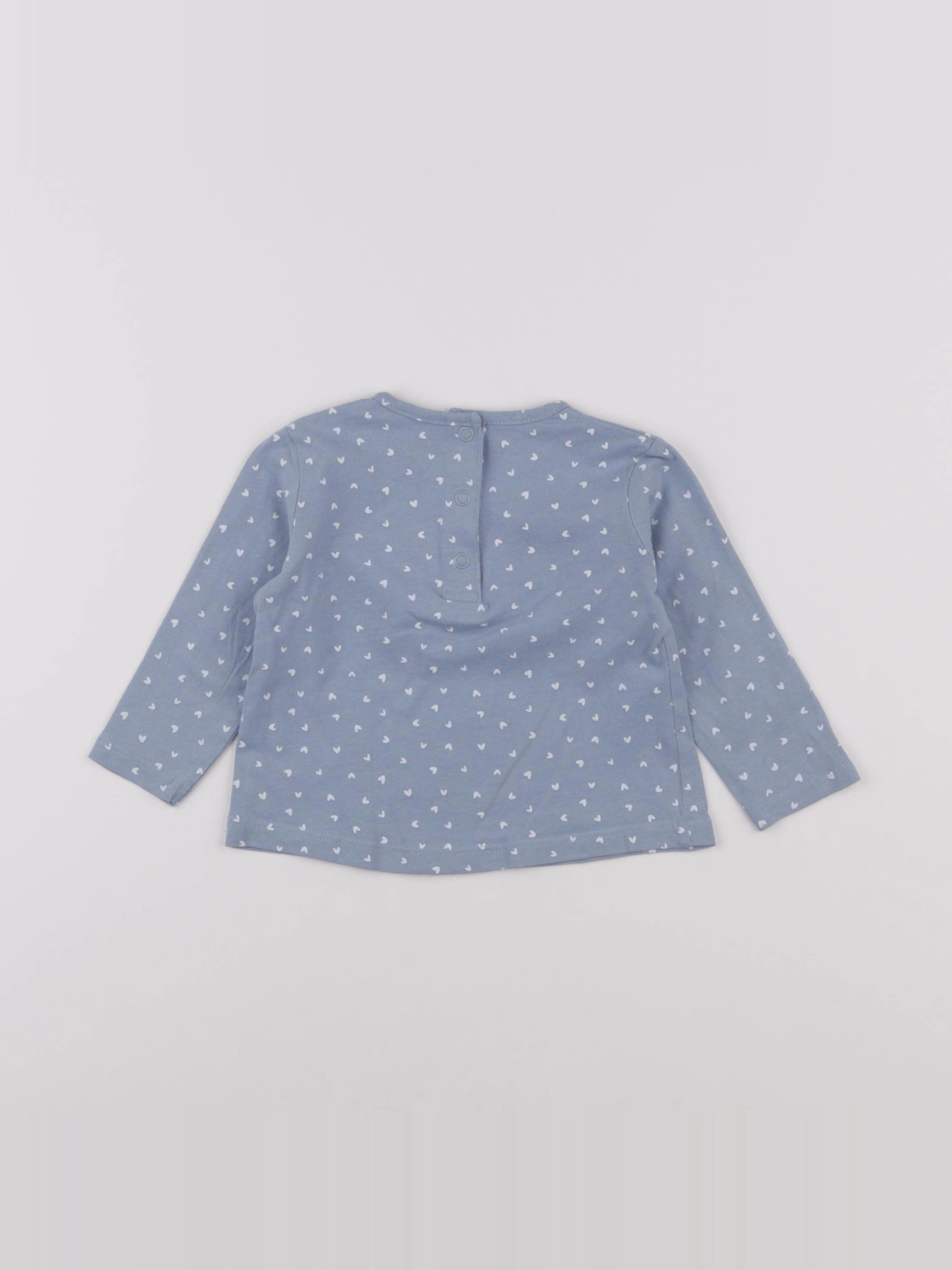 La Redoute - tee-shirt bleu - 9 mois