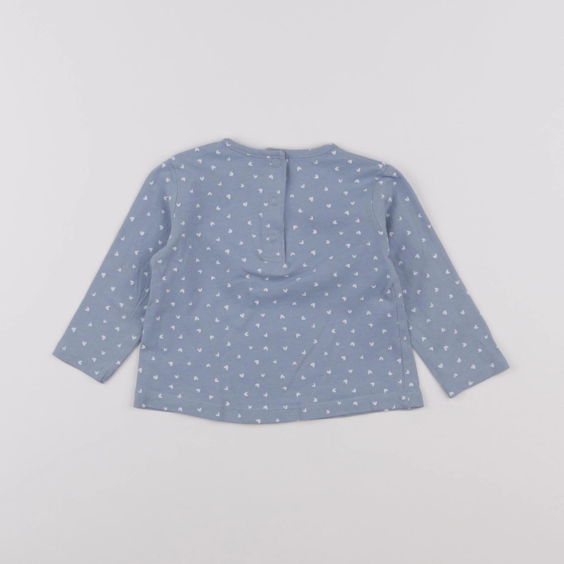 La Redoute - tee-shirt bleu - 9 mois