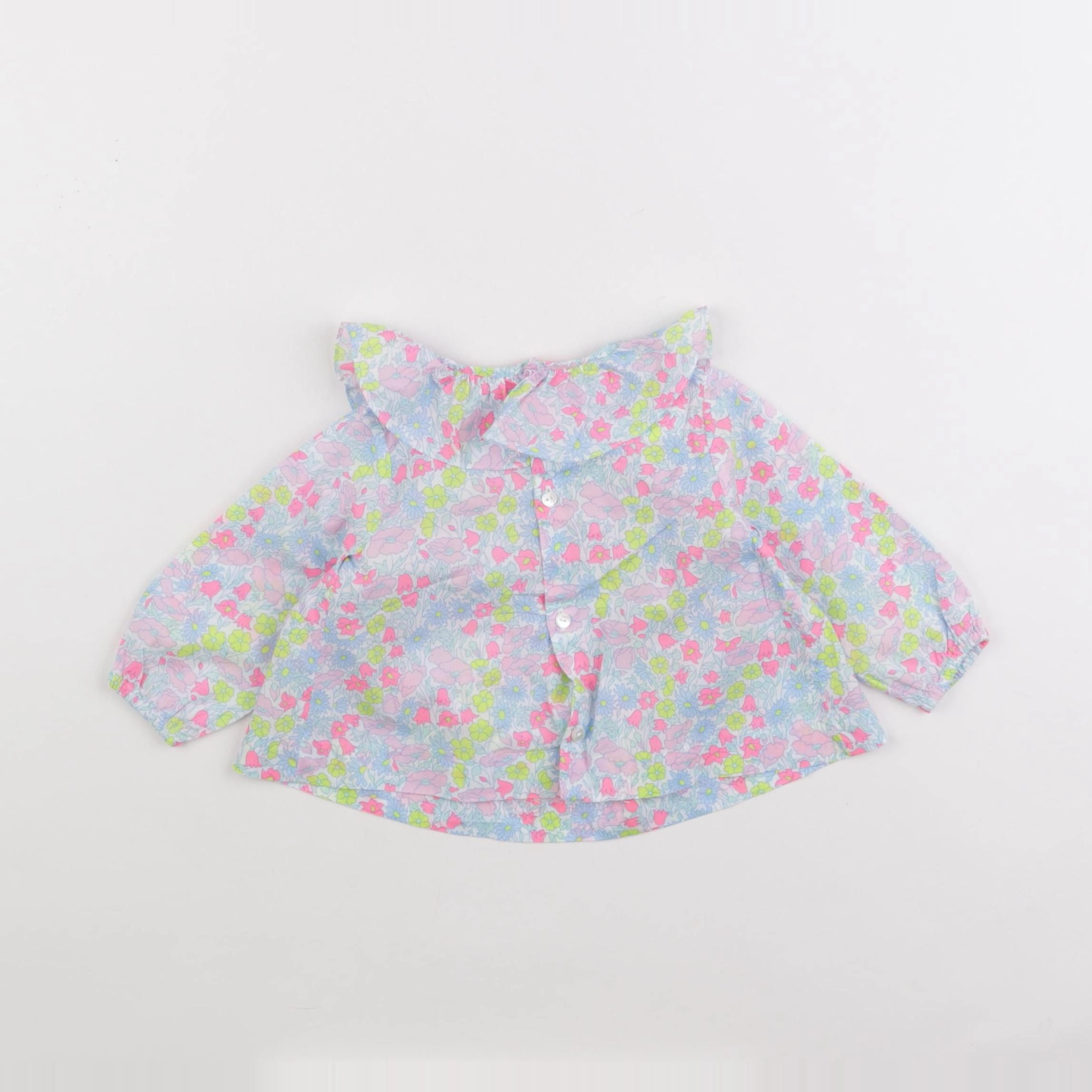 Jacadi - blouse liberty multicolore - 6 mois