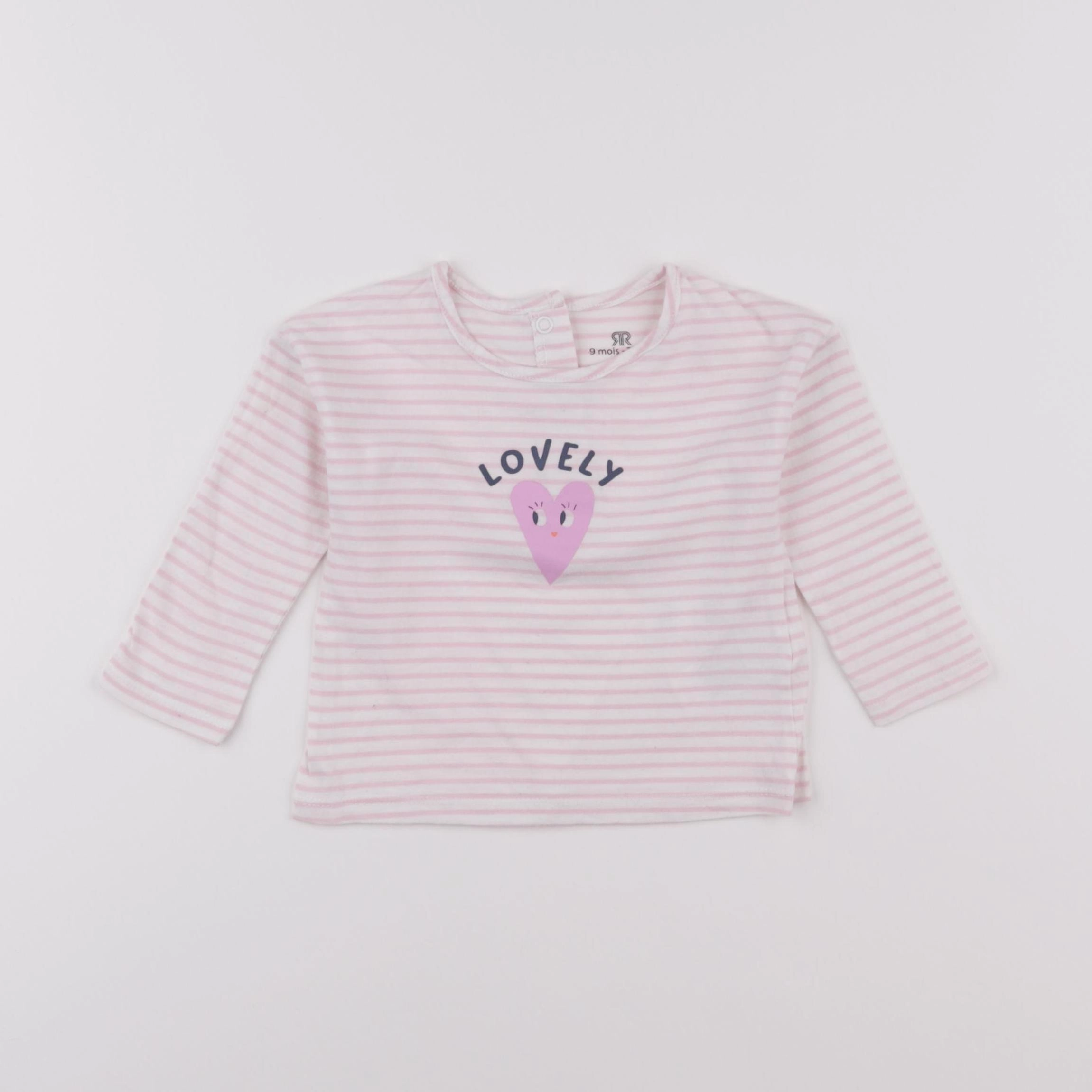 La Redoute - tee-shirt rose - 9 mois