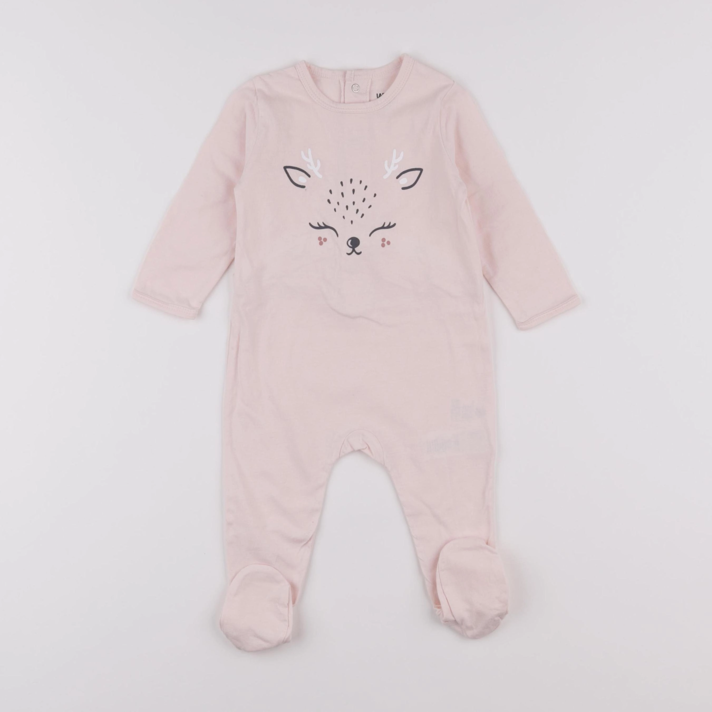 La Redoute - pyjama coton rose - 9 mois