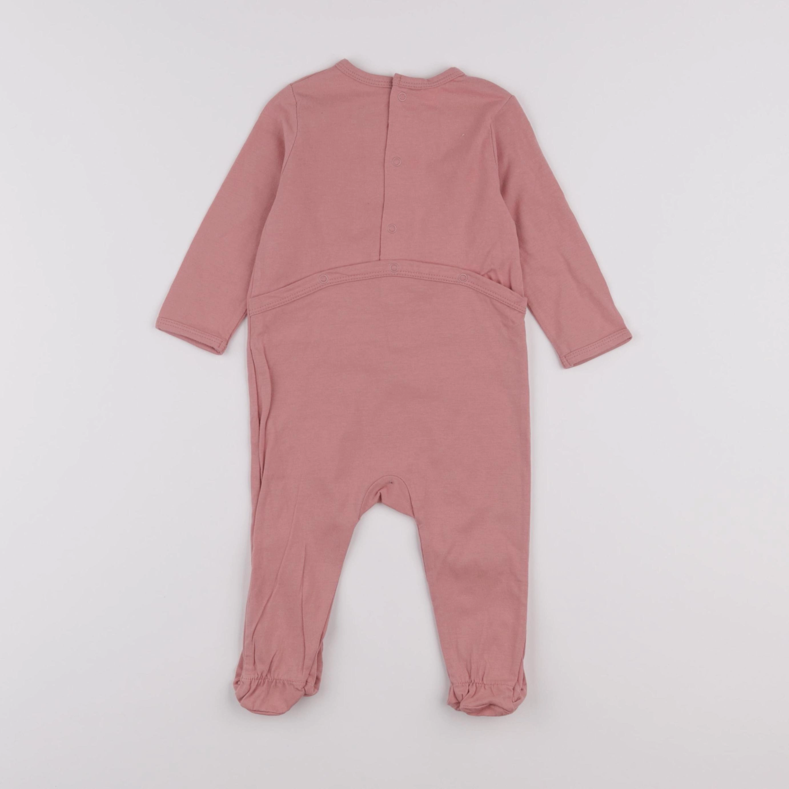 La Redoute - pyjama coton rose - 9 mois
