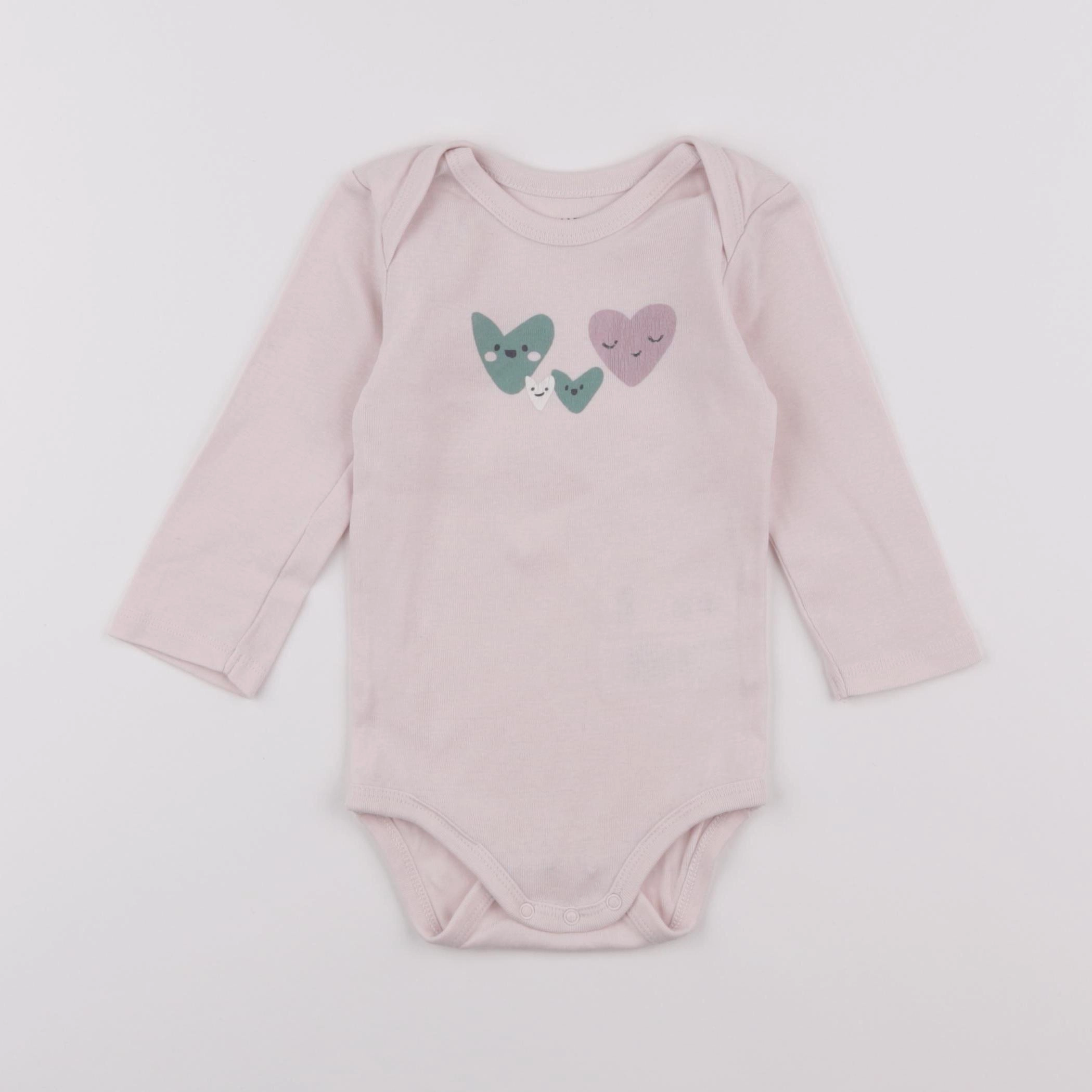 La Redoute - body rose - 12 mois