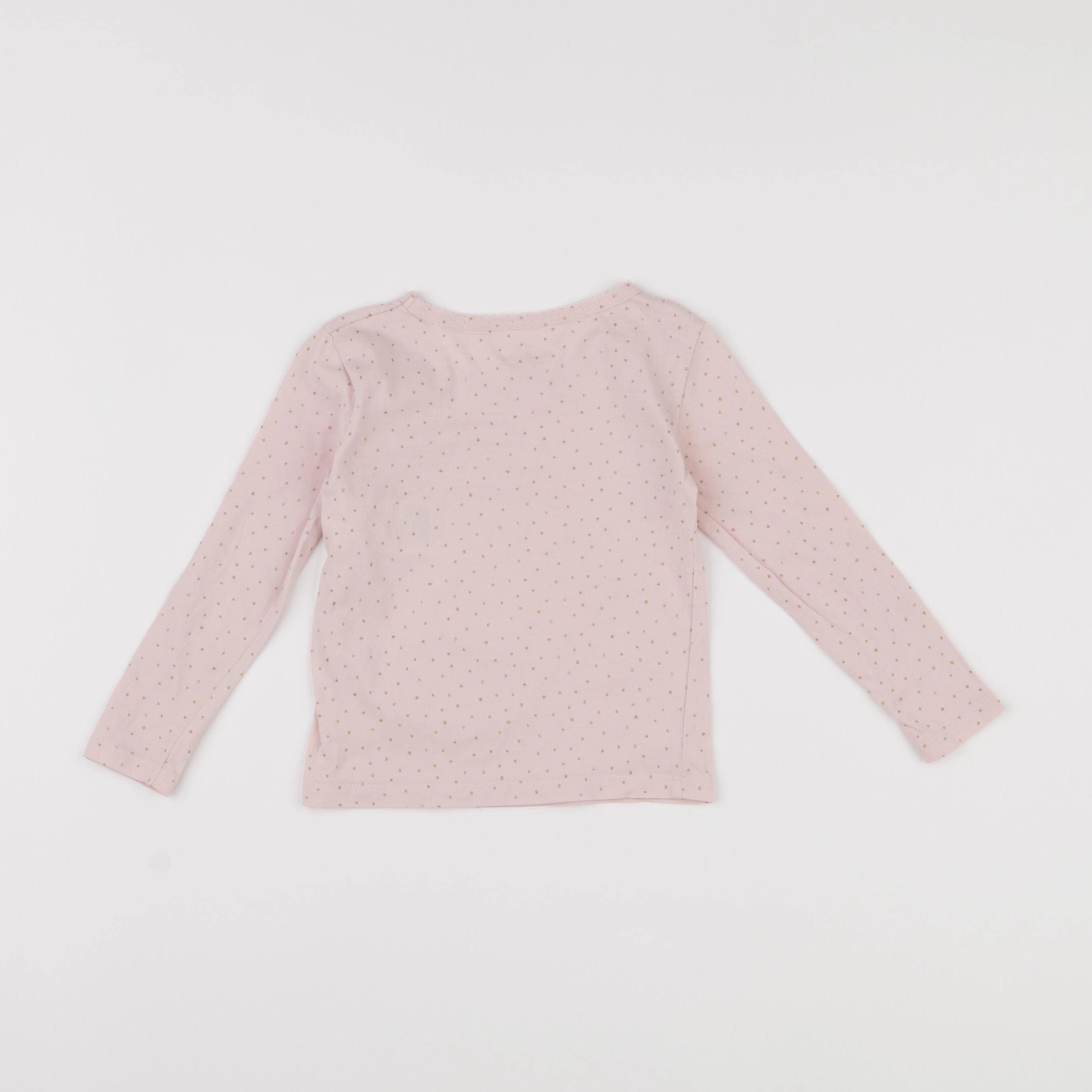 Vertbaudet - maillot de corps rose - 3 ans
