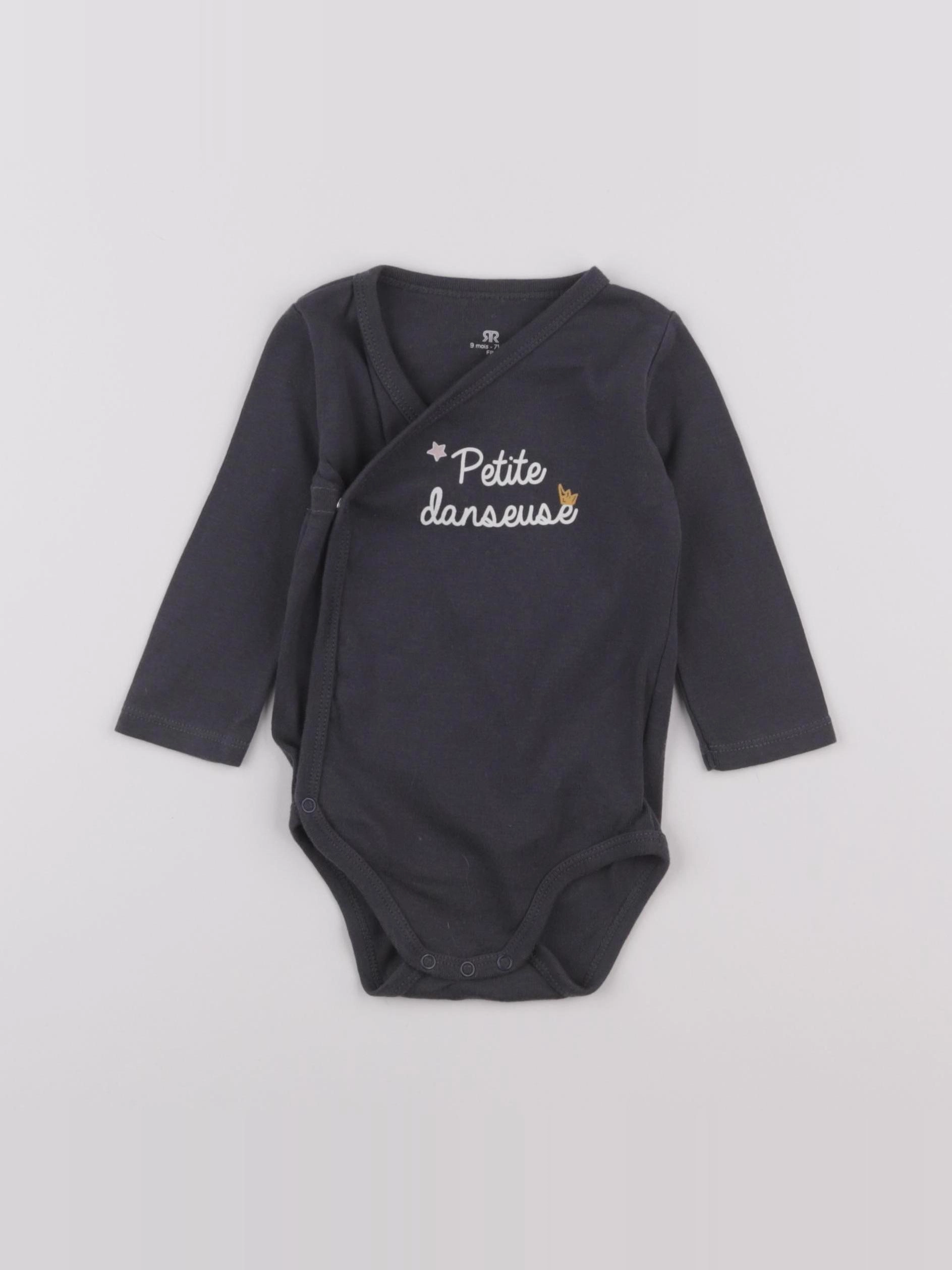 La Redoute - body gris - 9 mois