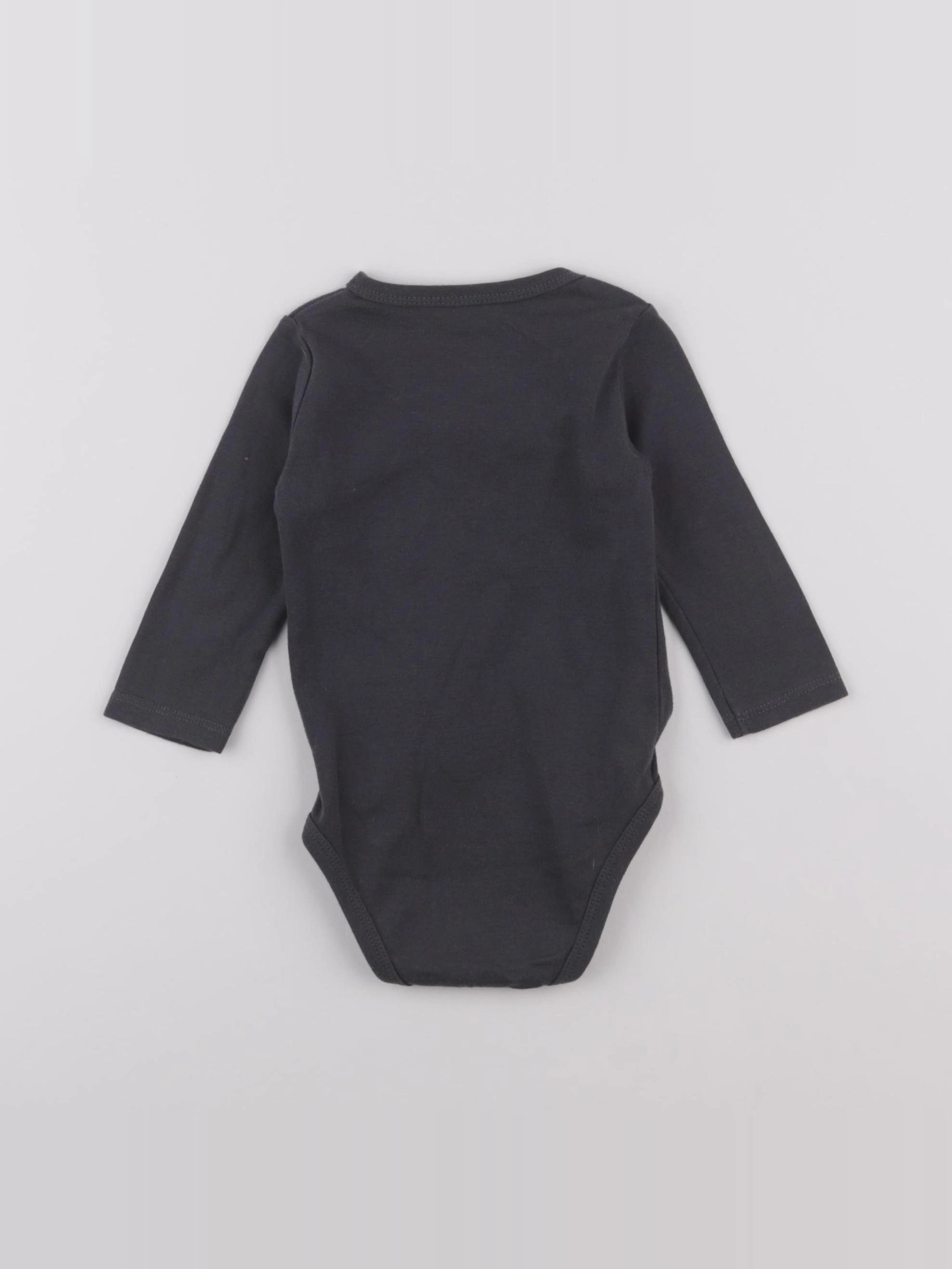 La Redoute - body gris - 9 mois