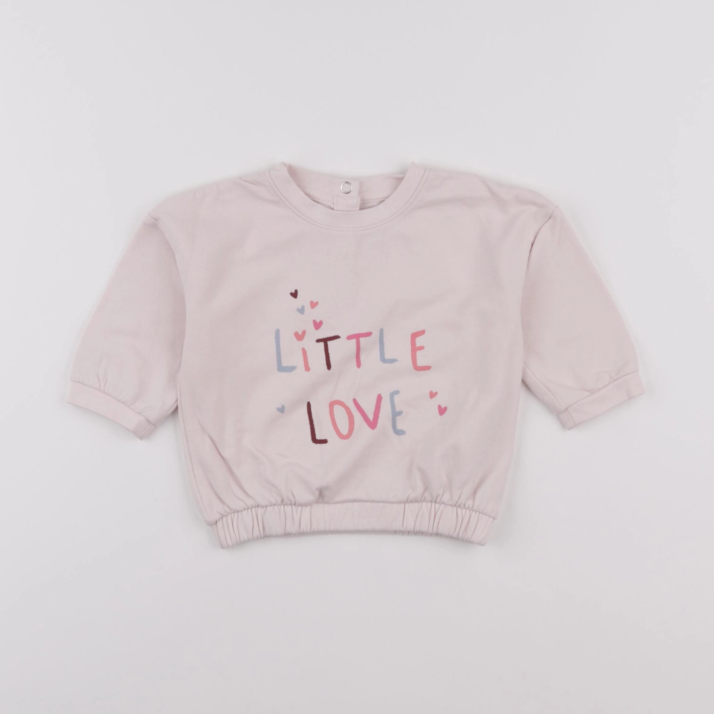 La Redoute - sweat rose - 9 mois