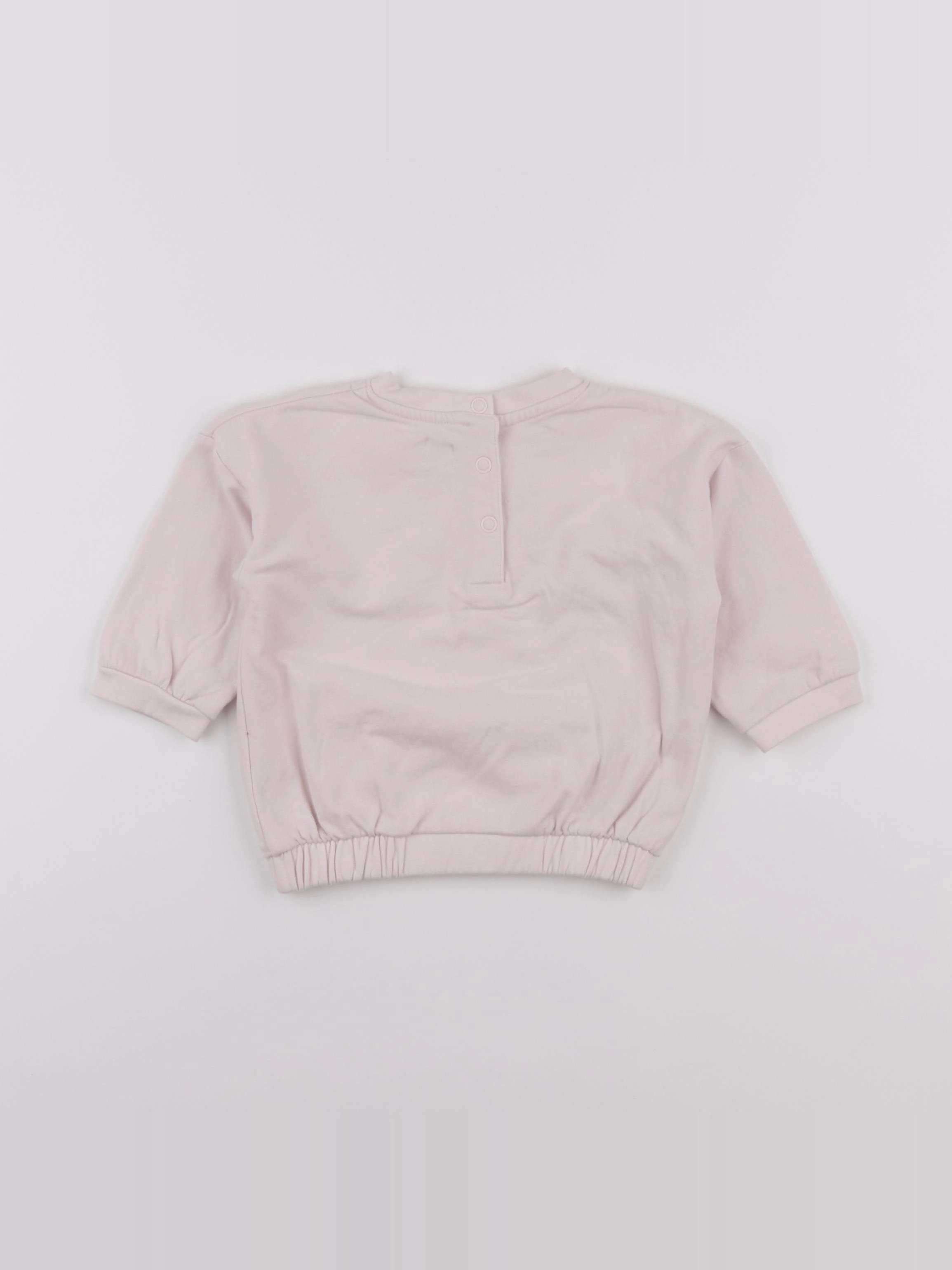 La Redoute - sweat rose - 9 mois