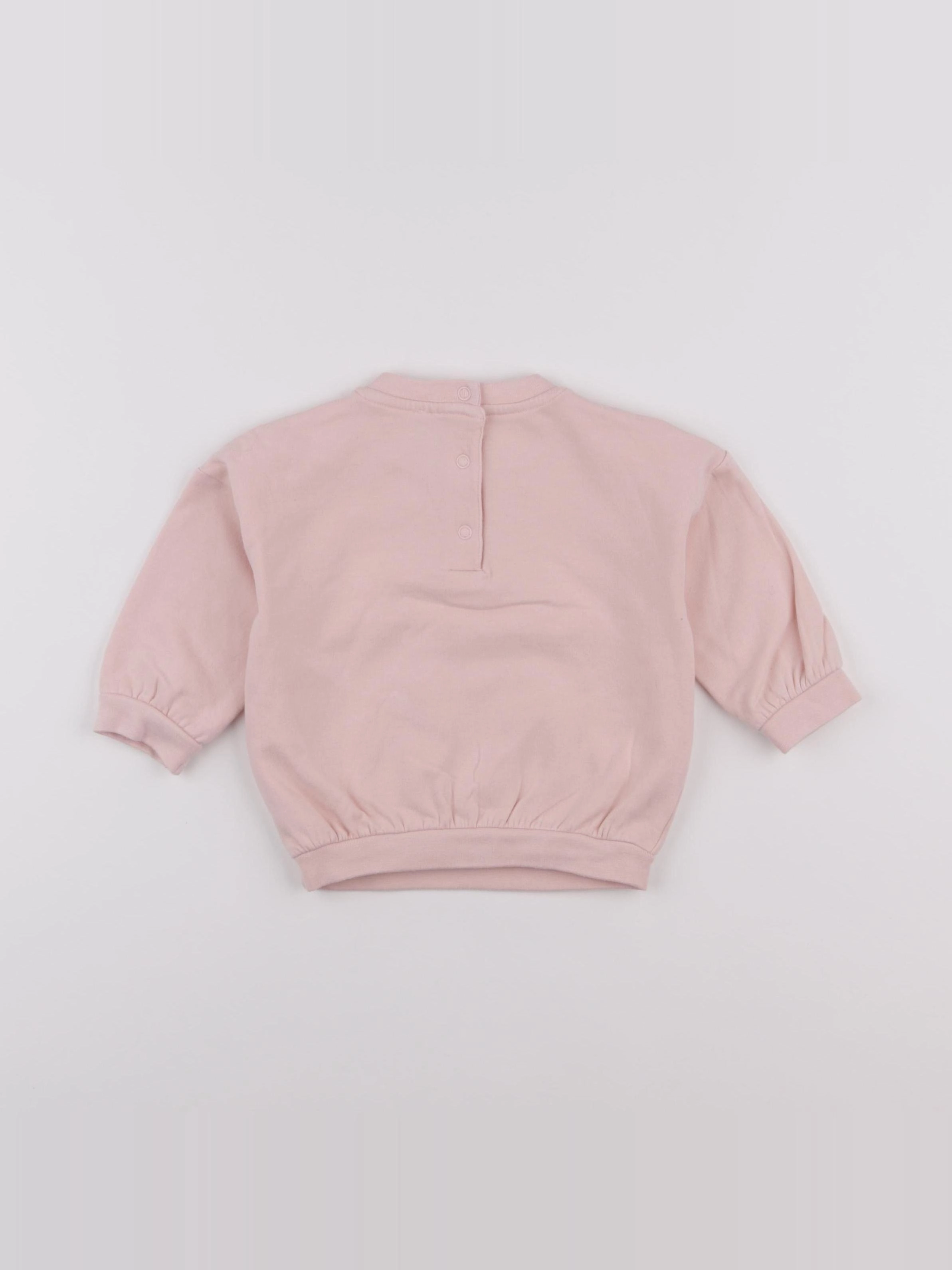 La Redoute - sweat rose - 9 mois