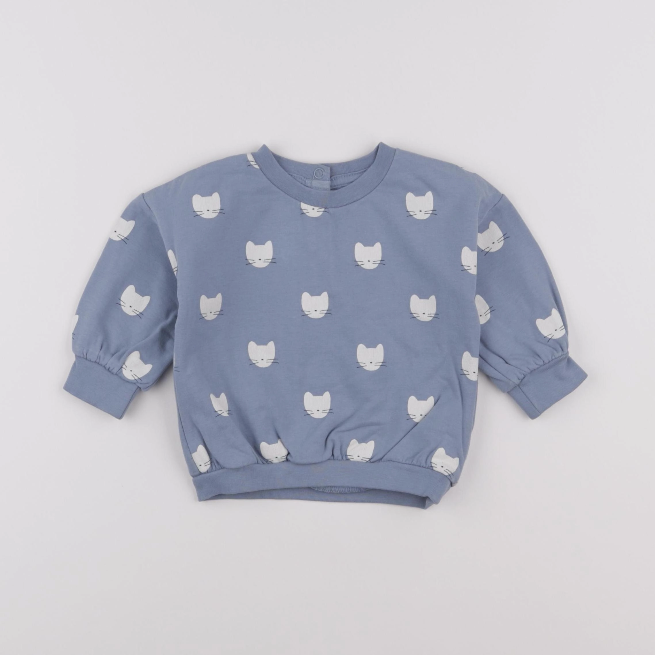 La Redoute - sweat bleu - 9 mois