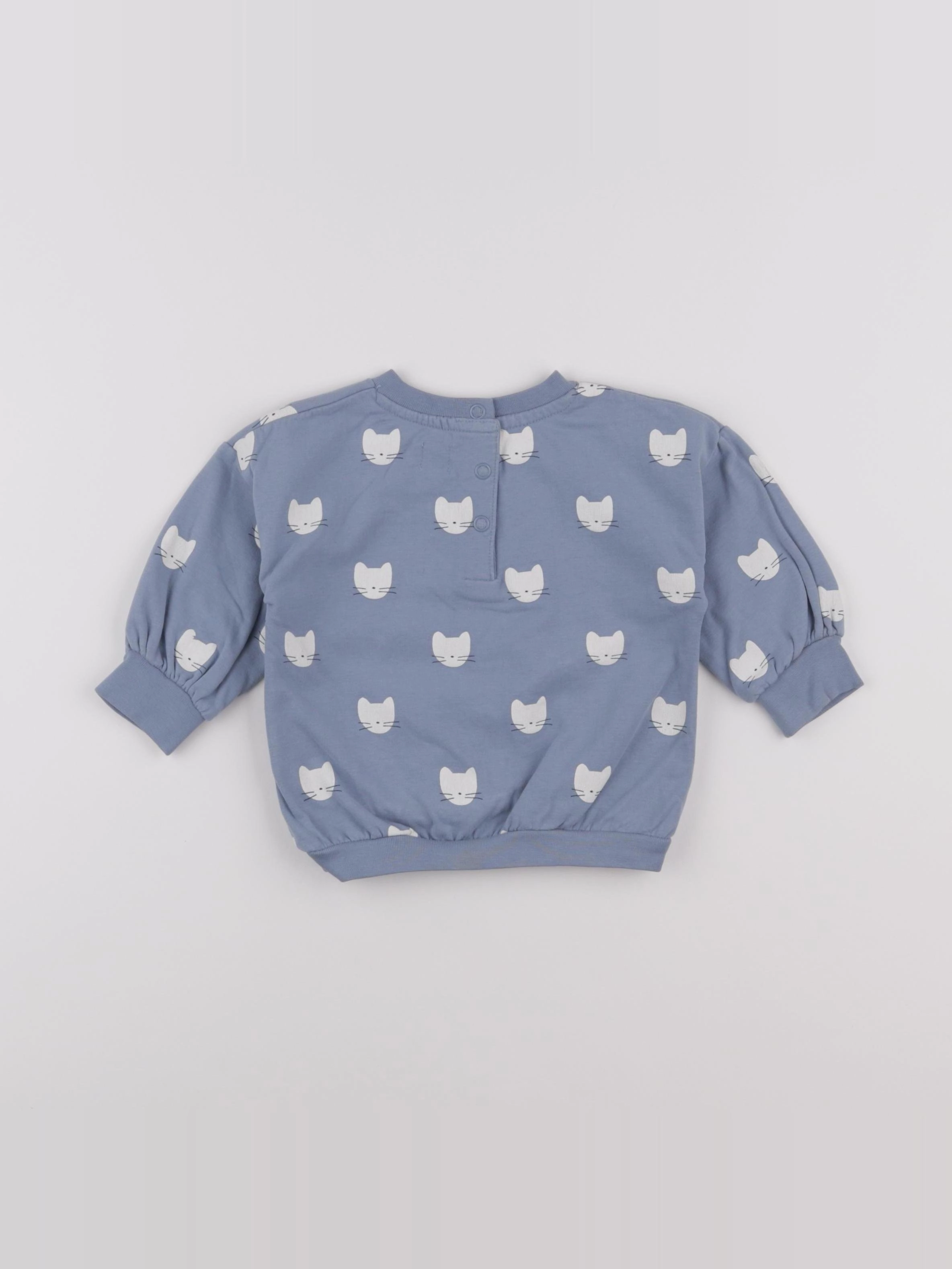 La Redoute - sweat bleu - 9 mois