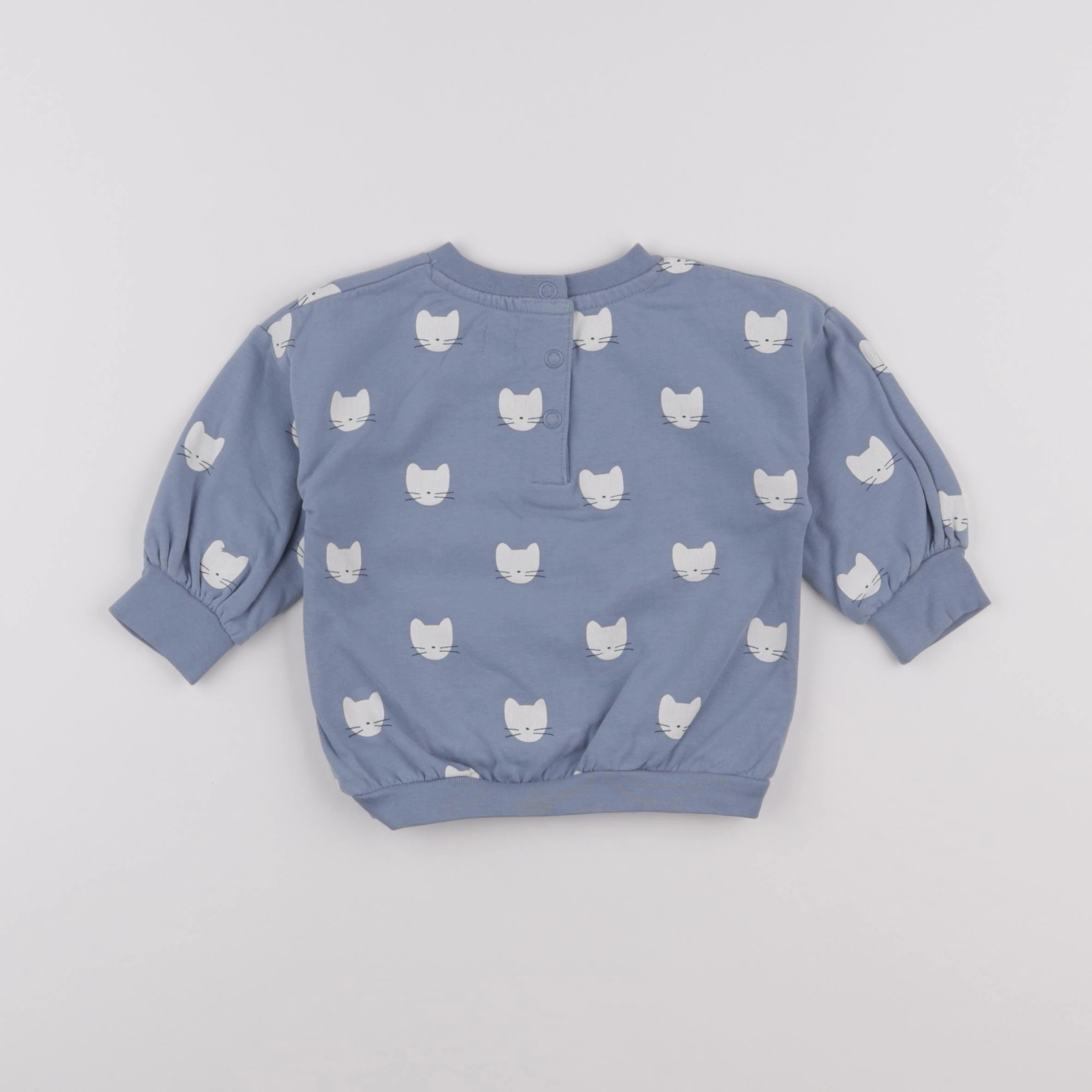 La Redoute - sweat bleu - 9 mois