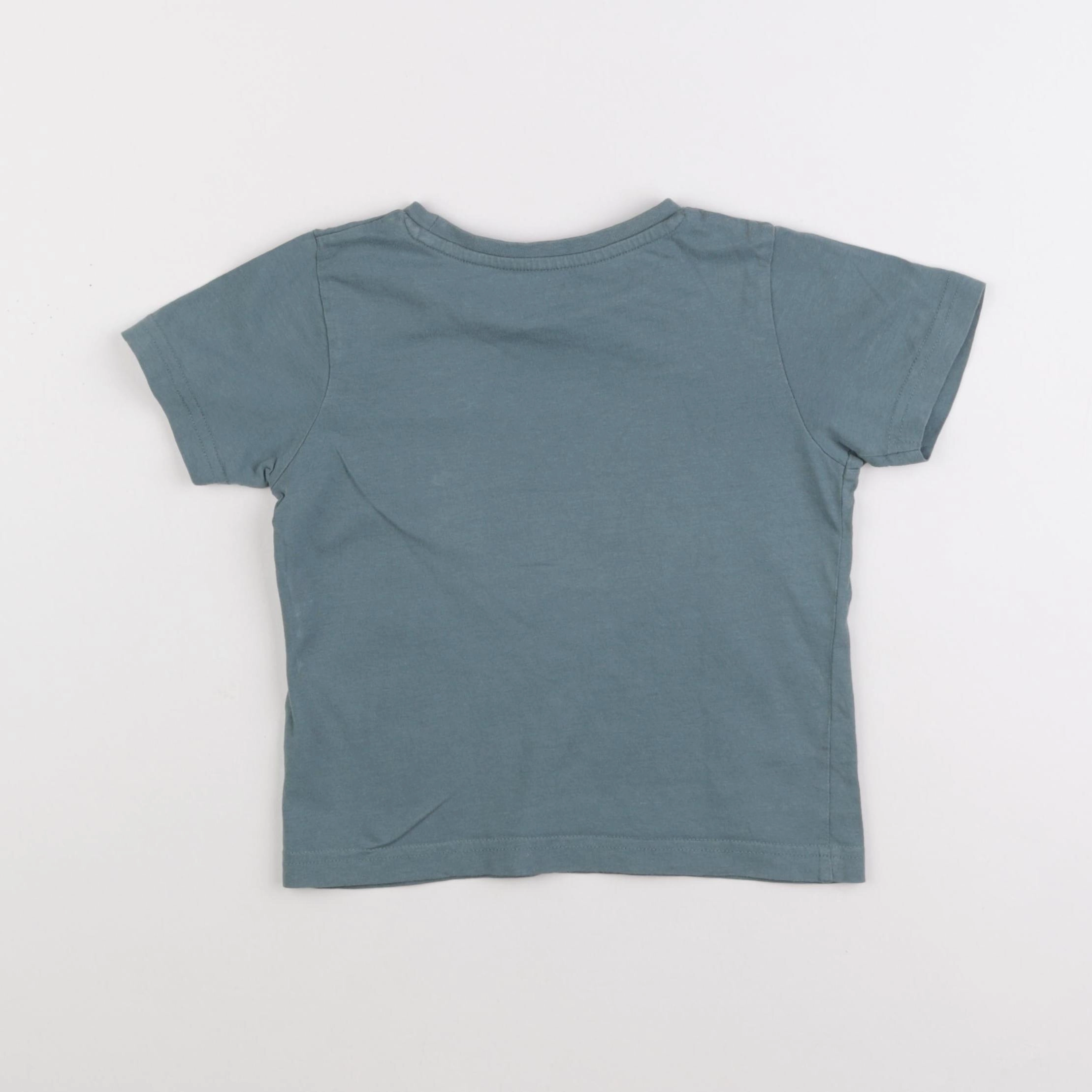 Vertbaudet - tee-shirt vert - 4 ans