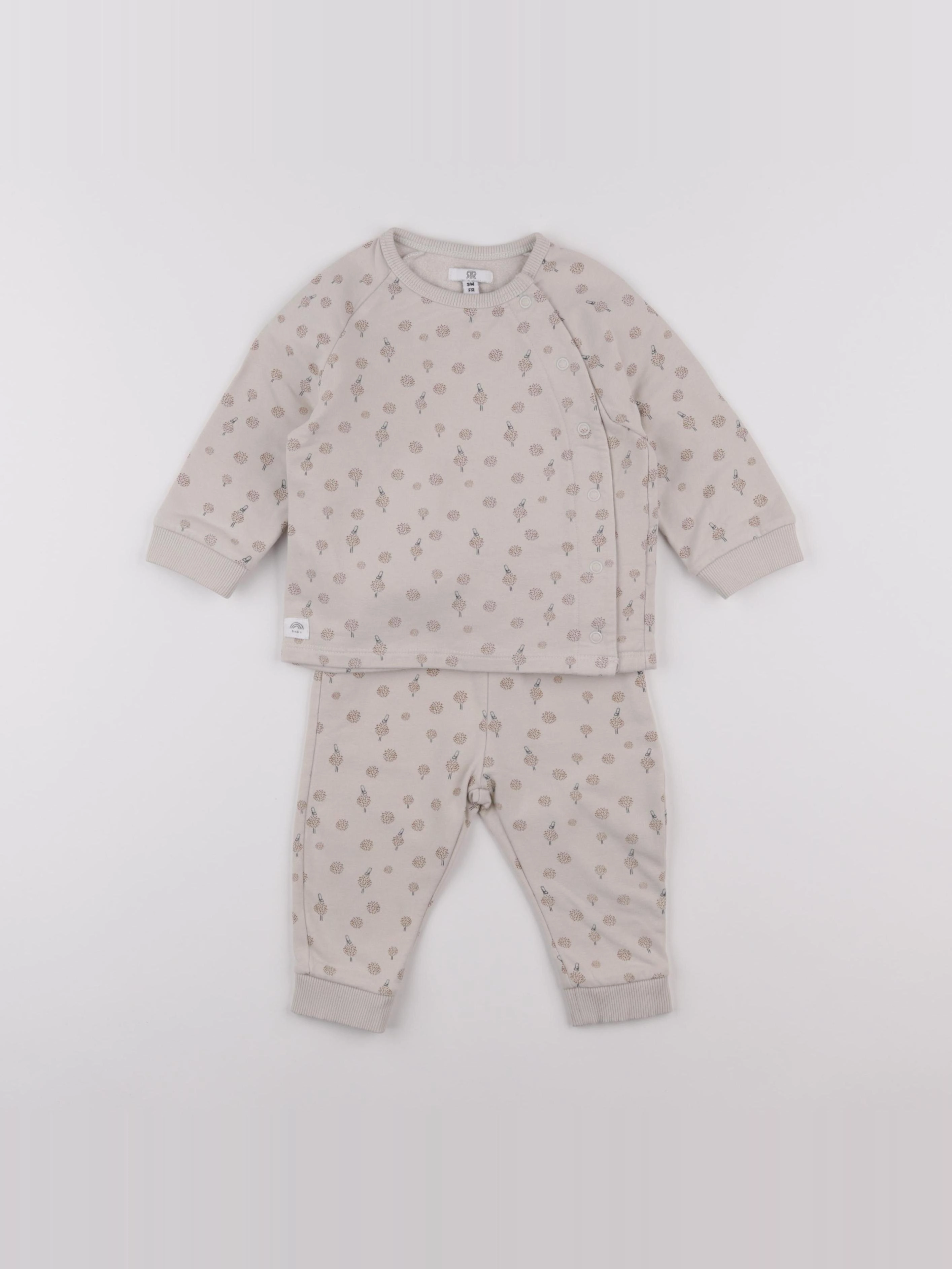 La Redoute - ensemble beige - 9 mois