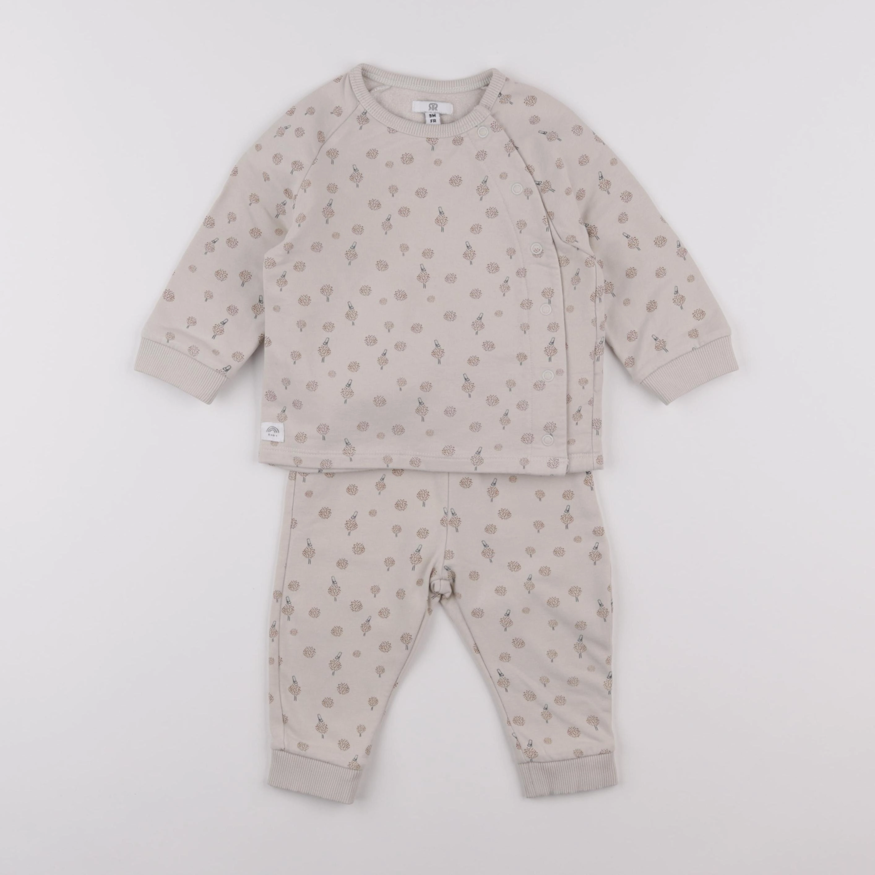 La Redoute - ensemble beige - 9 mois
