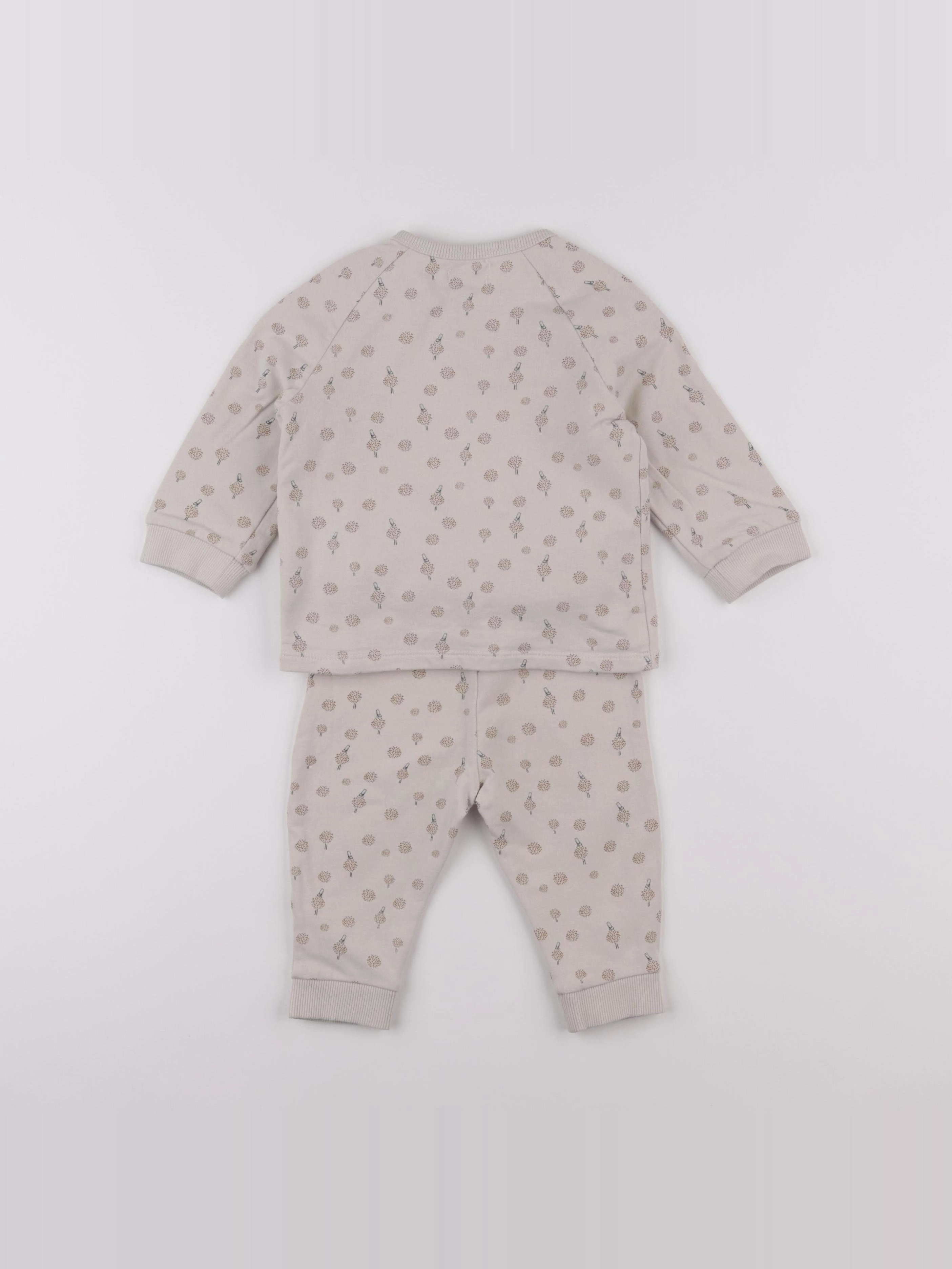 La Redoute - ensemble beige - 9 mois
