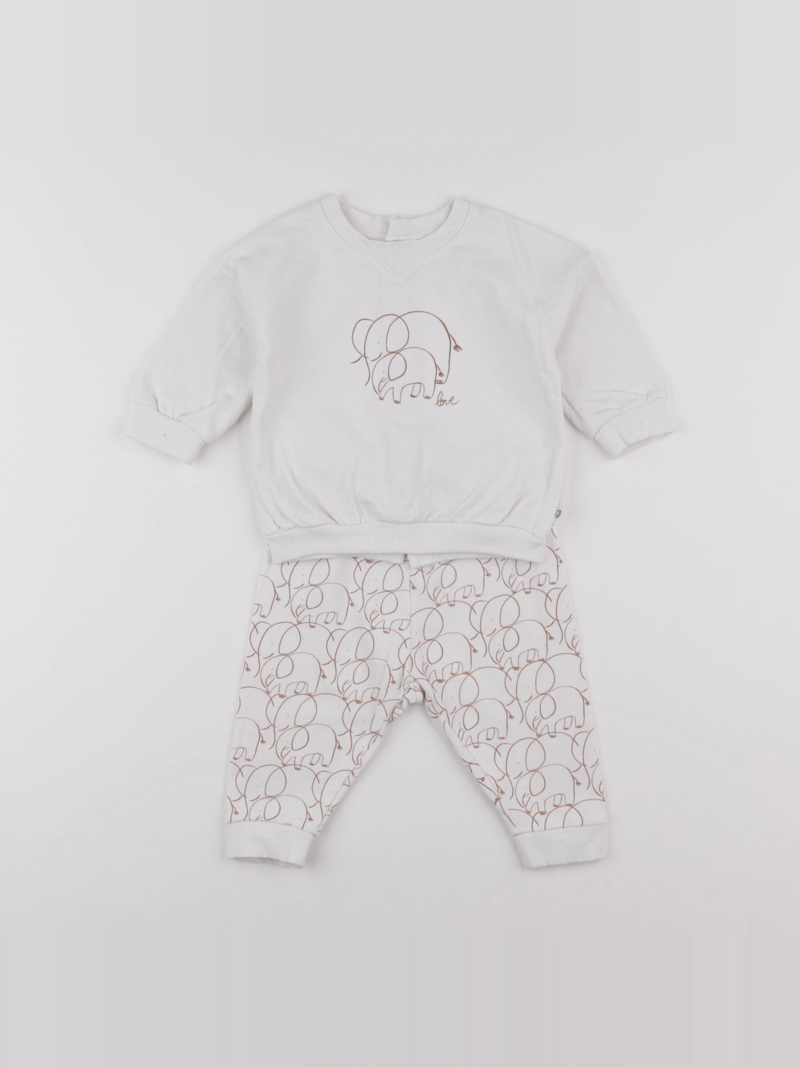 La Redoute - ensemble blanc - 6 mois