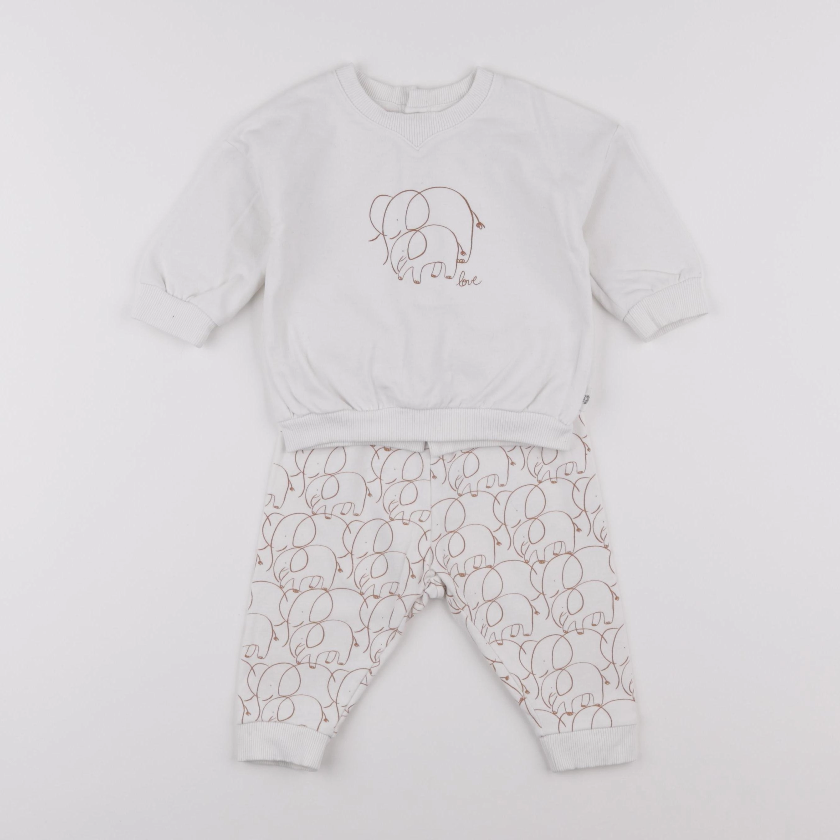 La Redoute - ensemble blanc - 6 mois