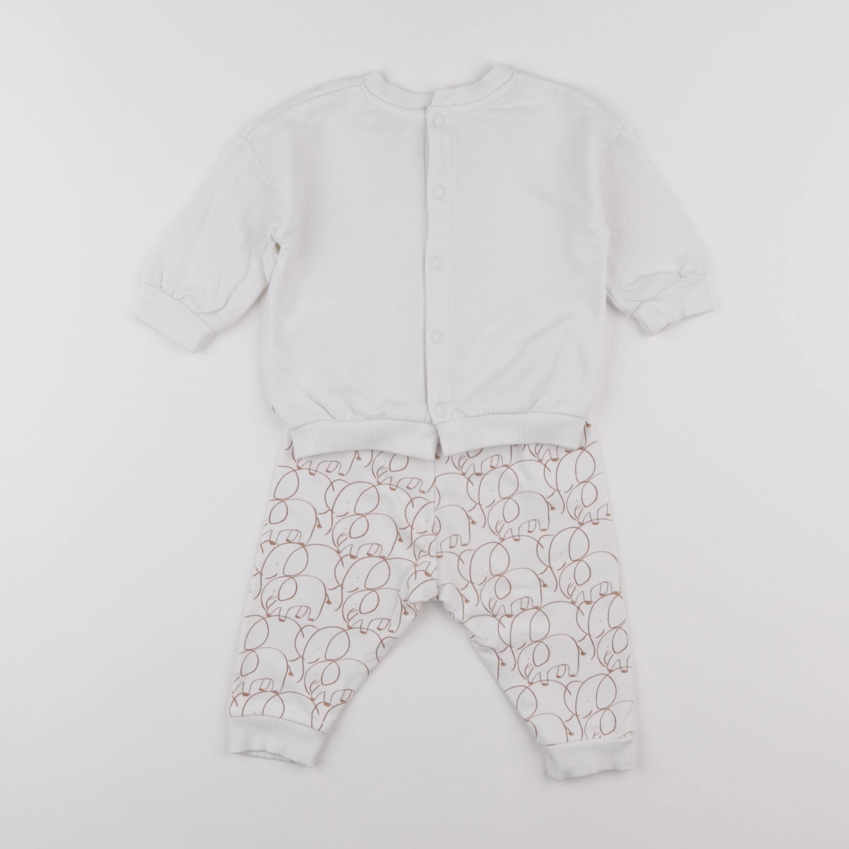La Redoute - ensemble blanc - 6 mois
