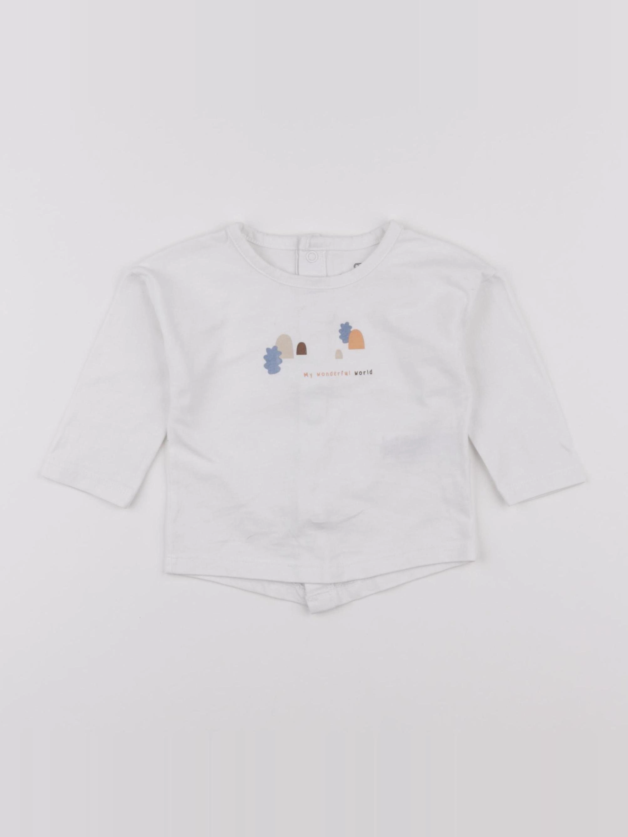 La Redoute - tee-shirt blanc - 9 mois