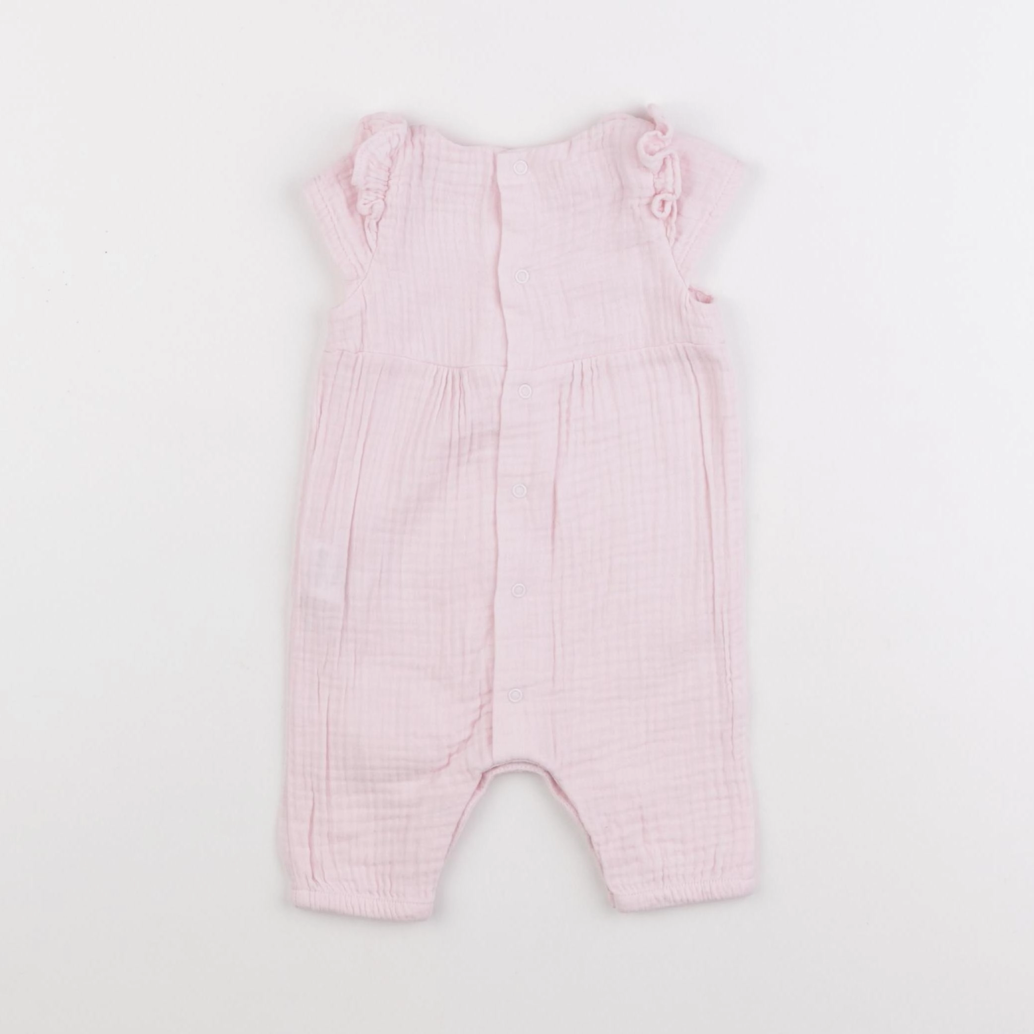 Vertbaudet - combinaison rose - 1 mois