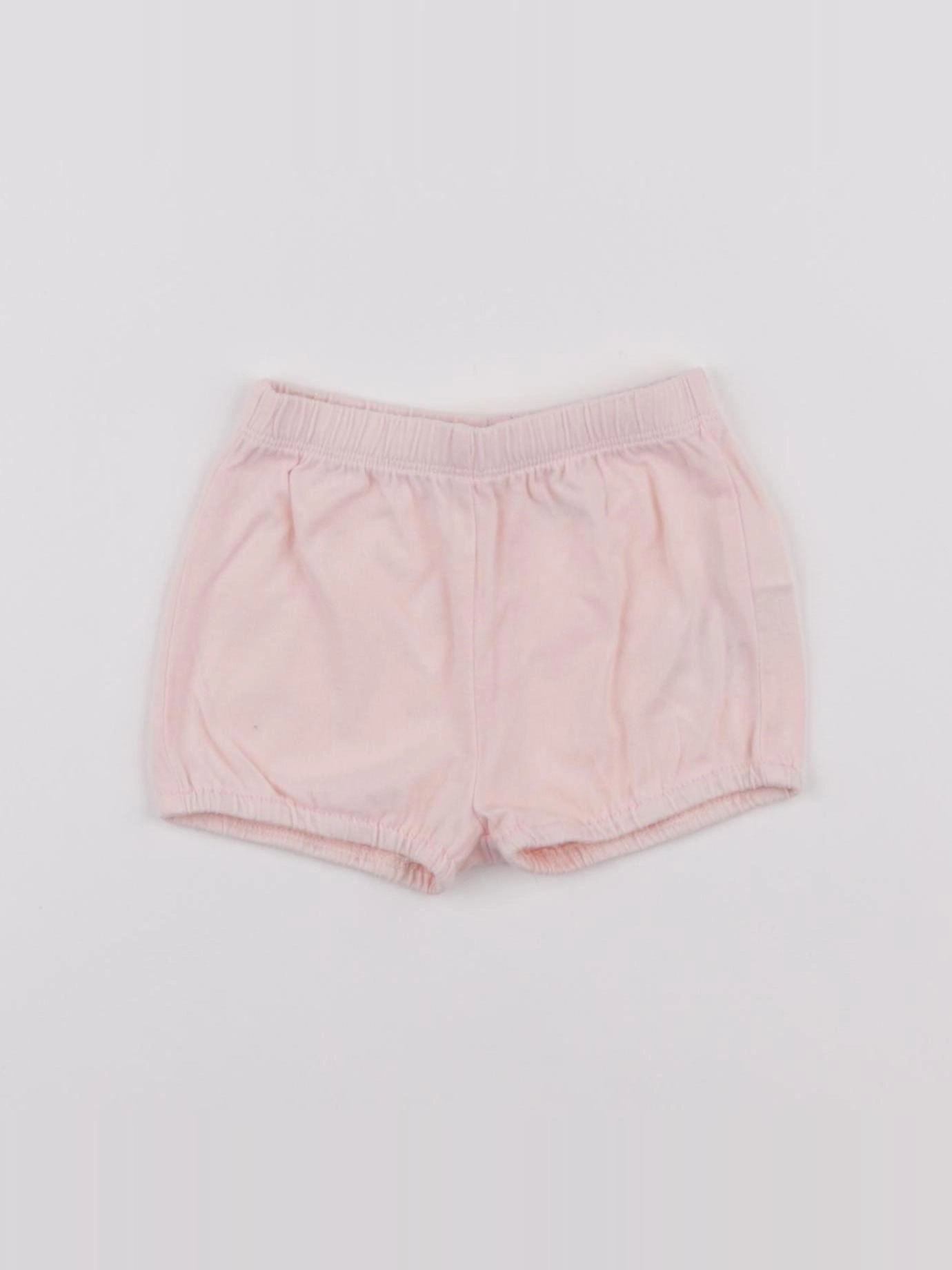 Vertbaudet - short rose - 3 mois