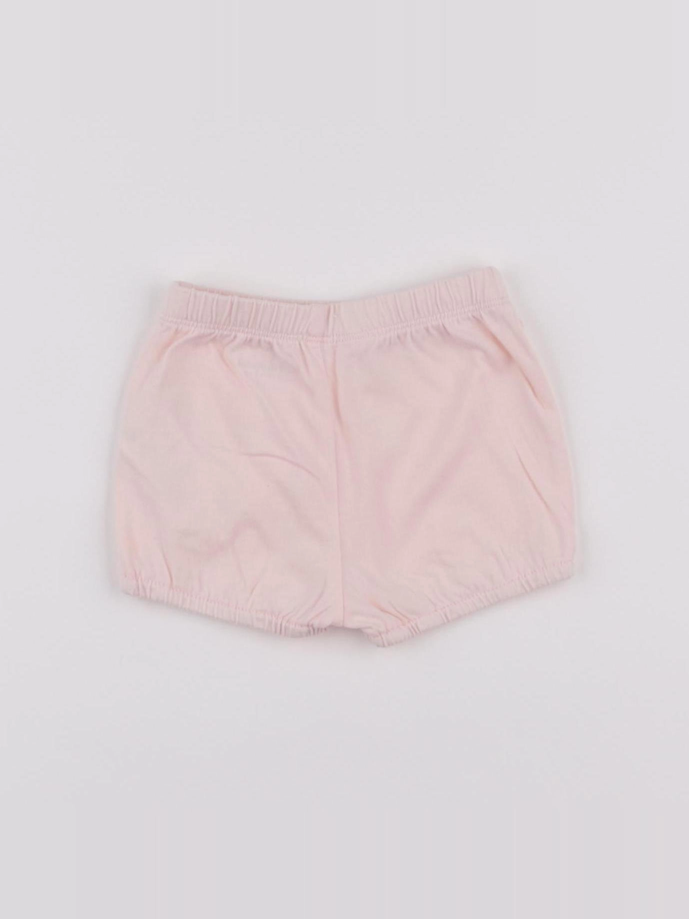 Vertbaudet - short rose - 3 mois