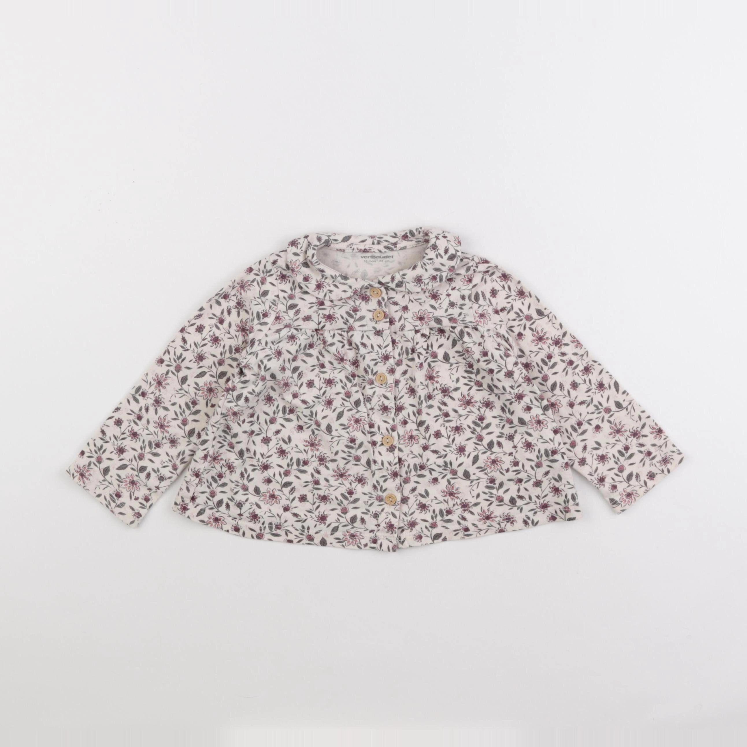 Vertbaudet - tee-shirt multicolore - 18 mois
