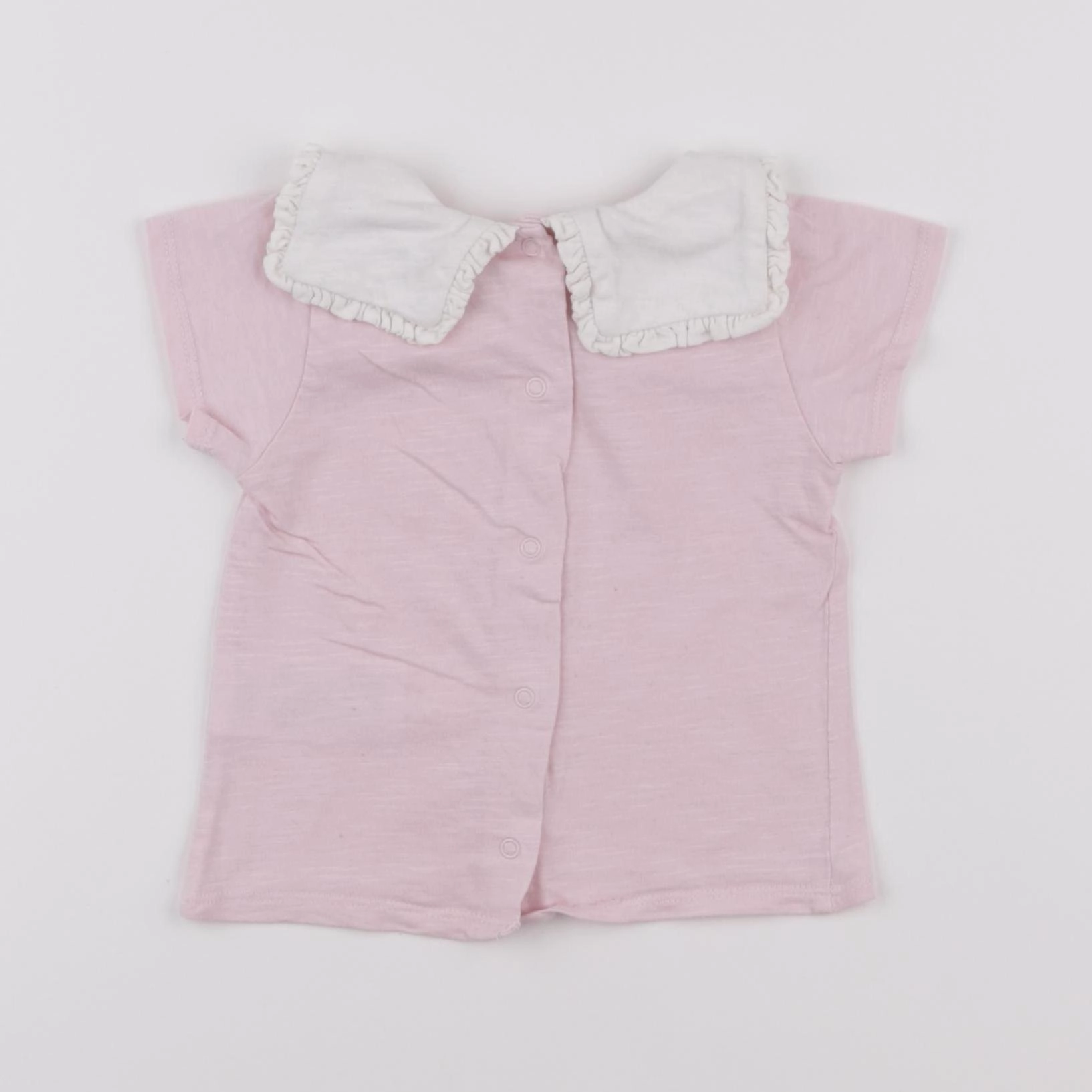 Vertbaudet - tee-shirt rose - 9 mois