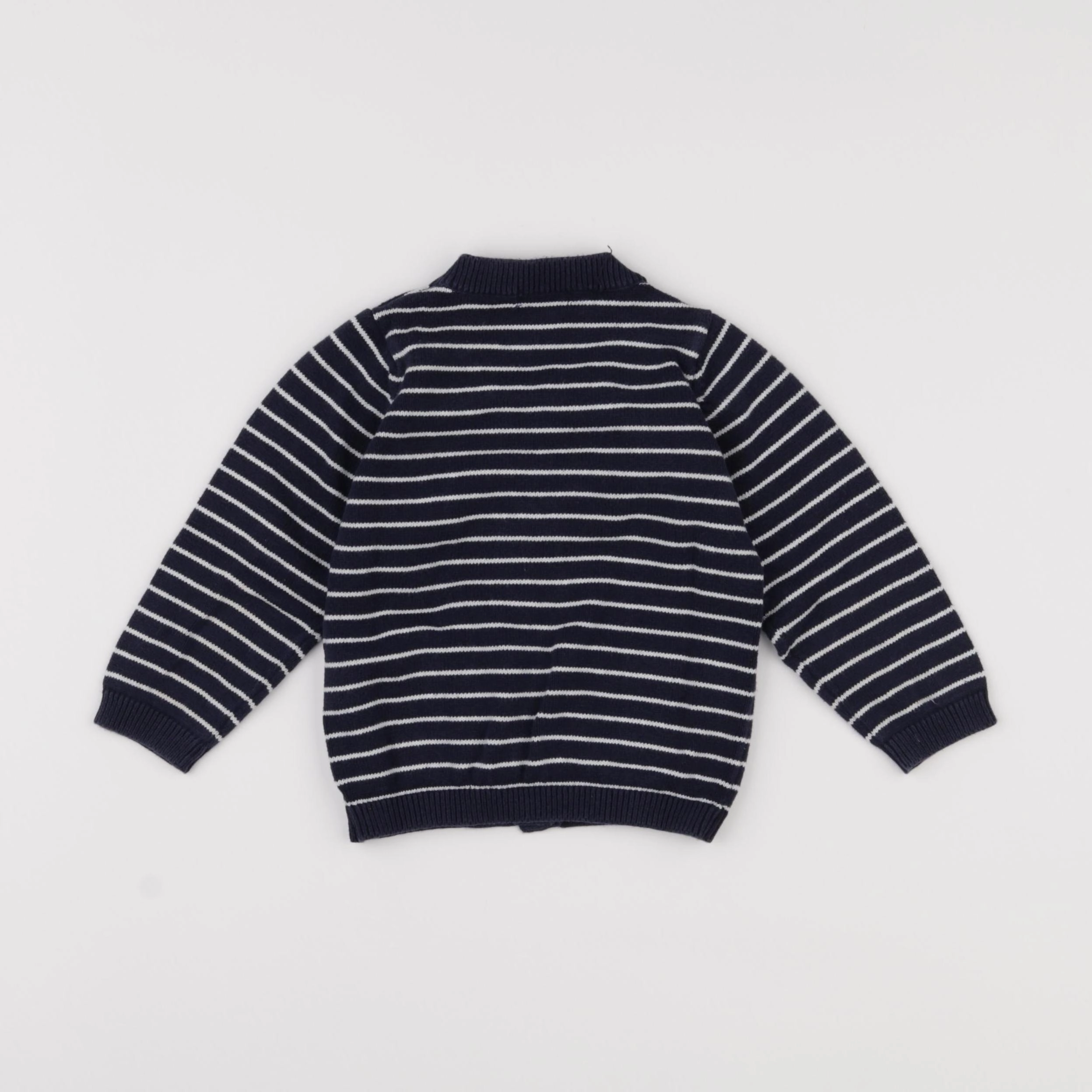 Vertbaudet - gilet bleu - 36 mois