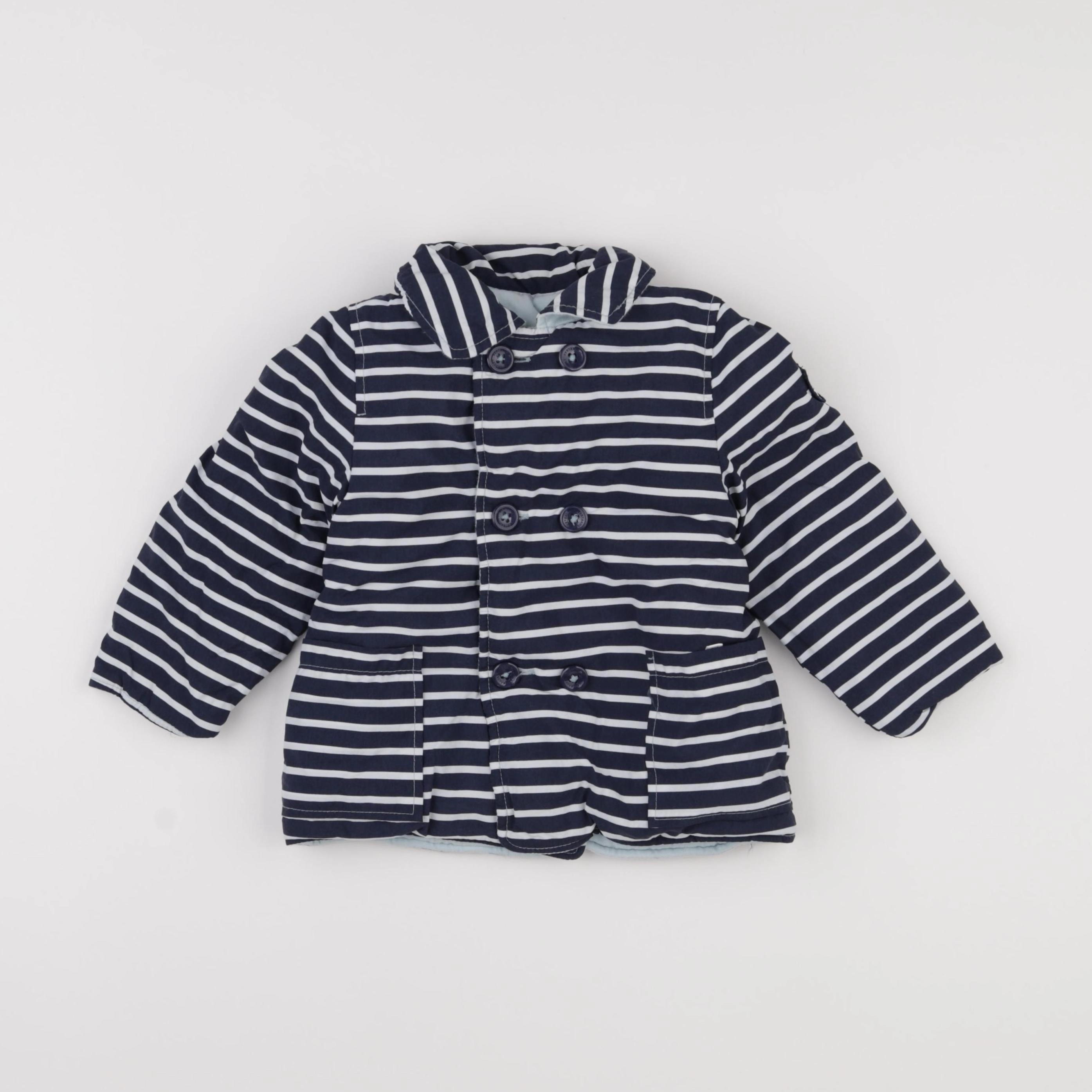 Vertbaudet - veste bleu - 3 ans