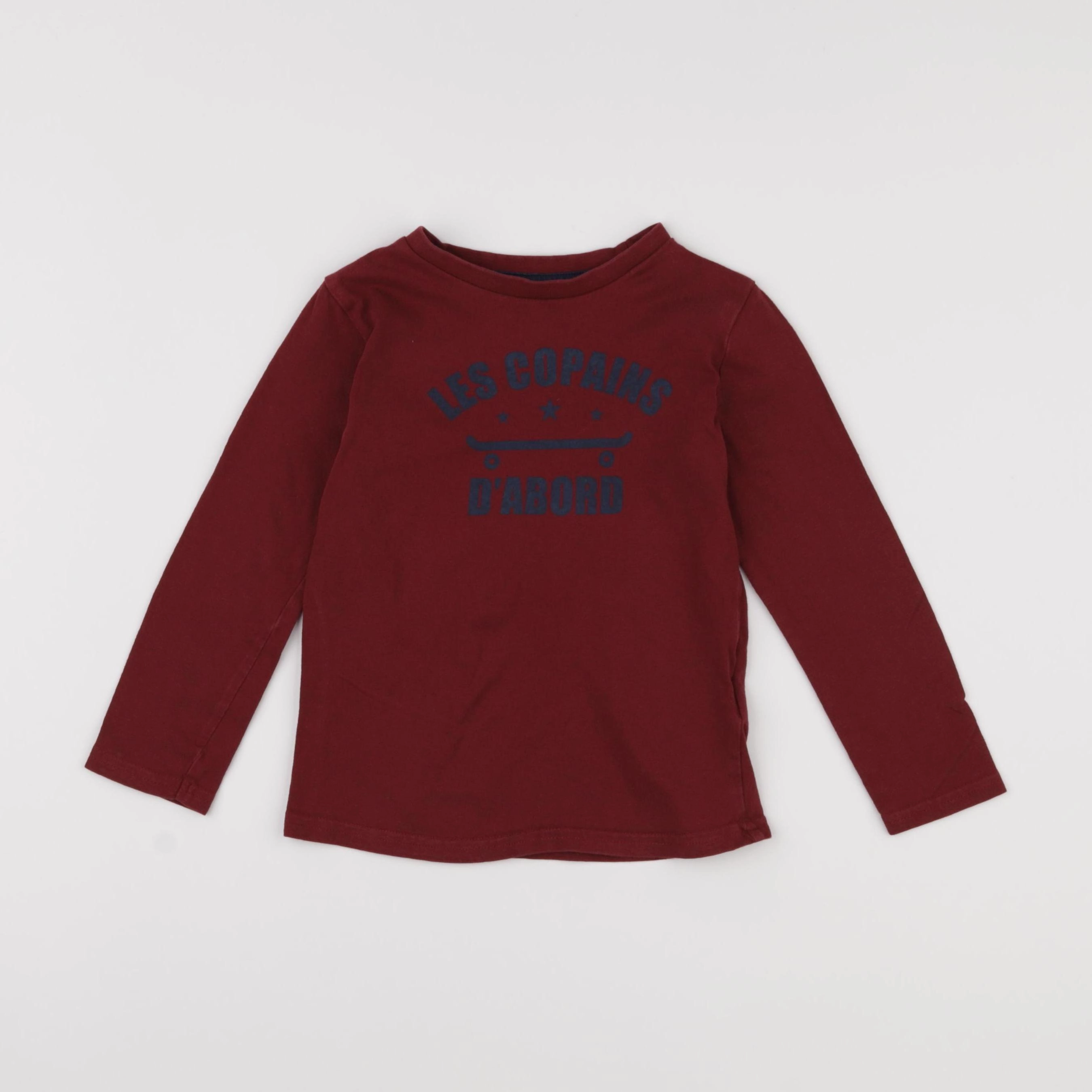 Vertbaudet - tee-shirt rouge - 4 ans