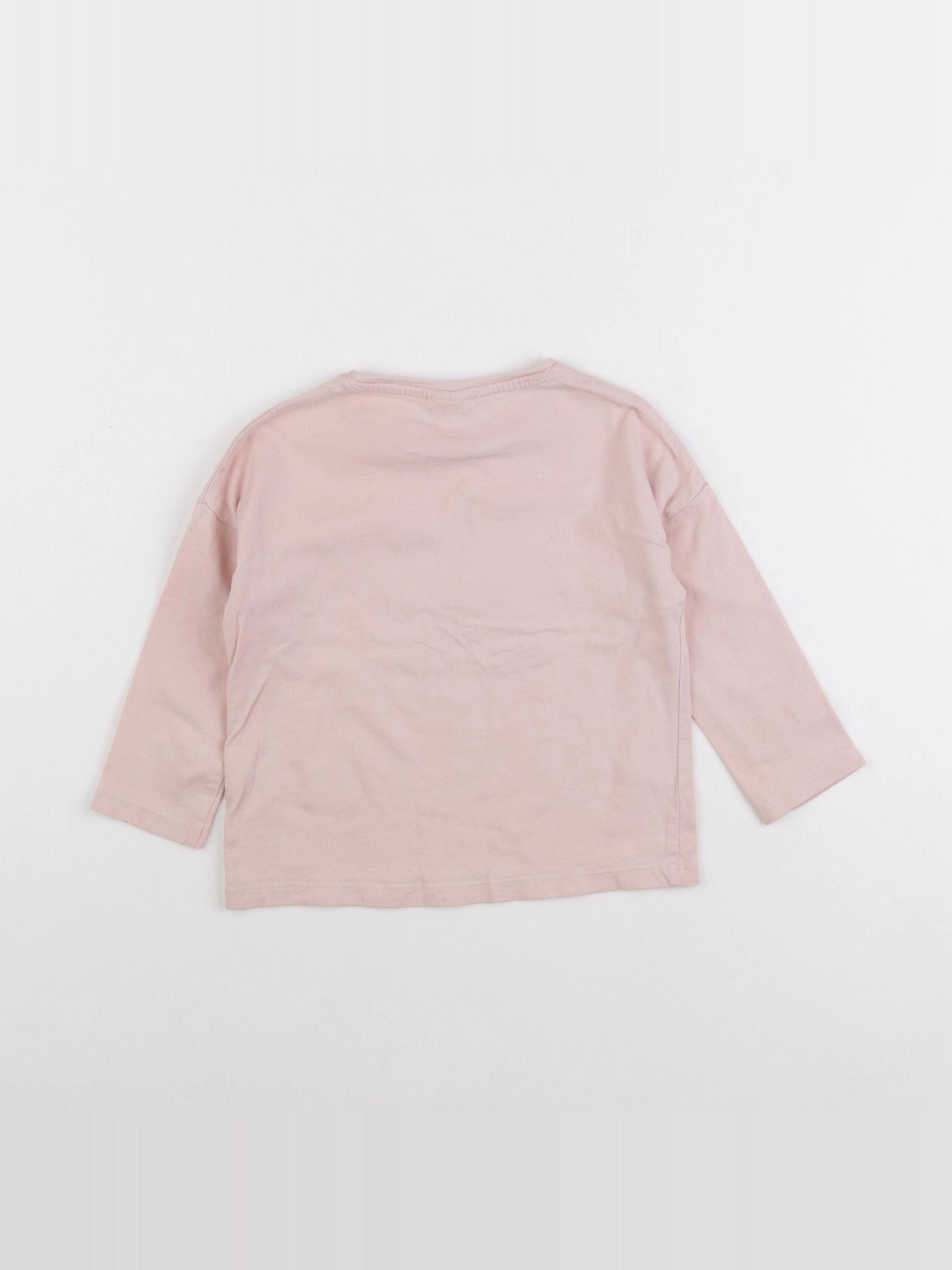 Tape à l'oeil - tee-shirt rose - 2 ans