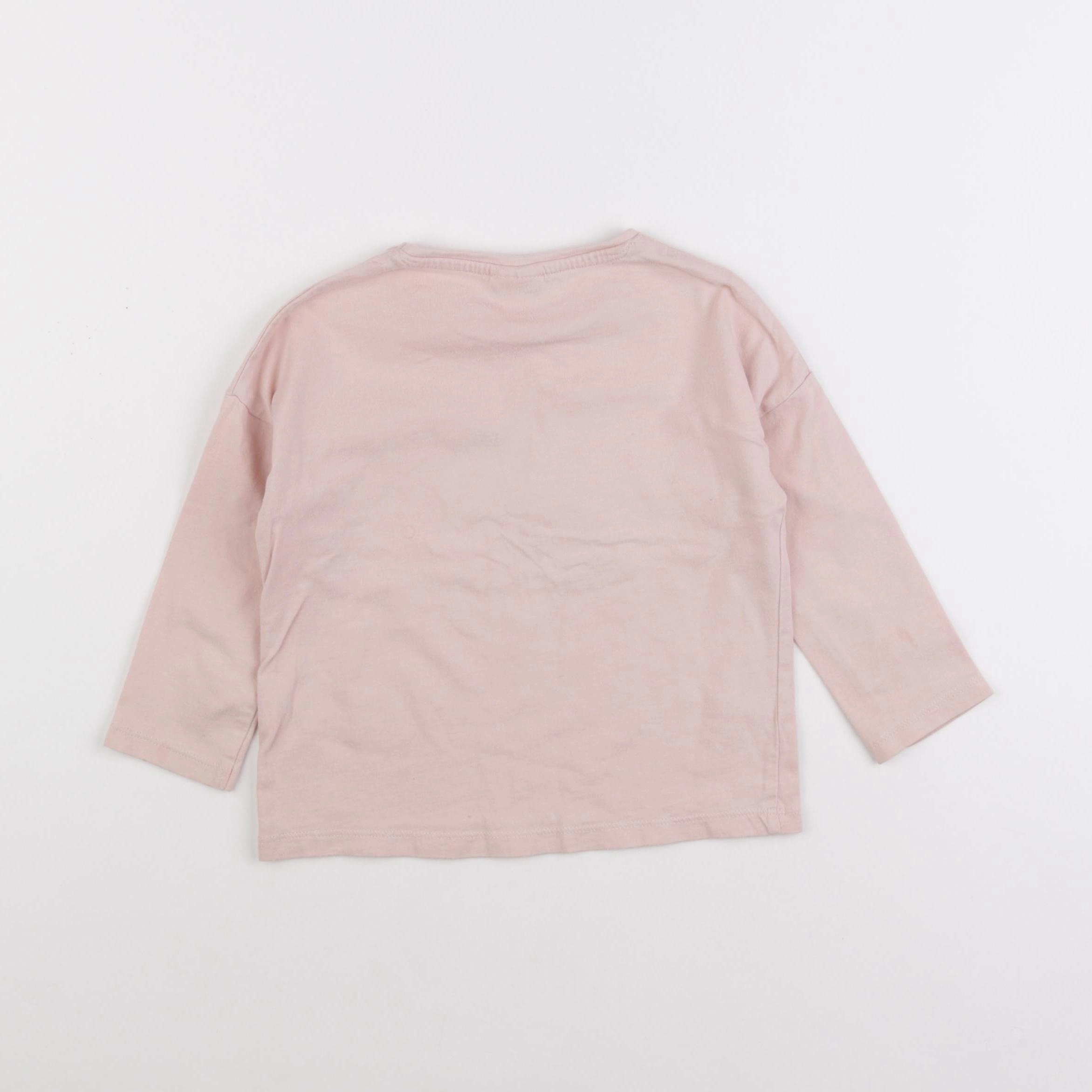 Tape à l'oeil - tee-shirt rose - 2 ans
