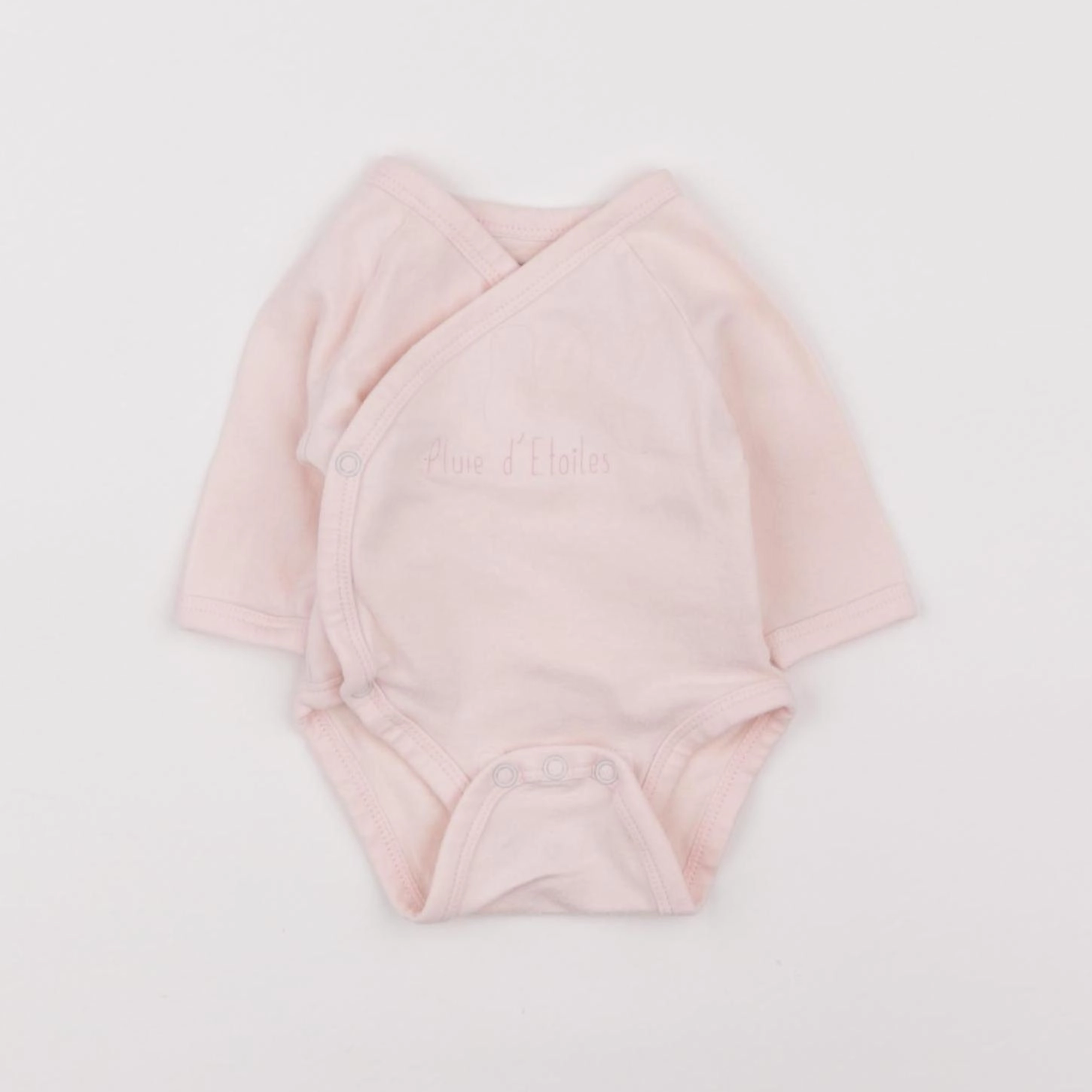 Vertbaudet - body rose - 0 mois
