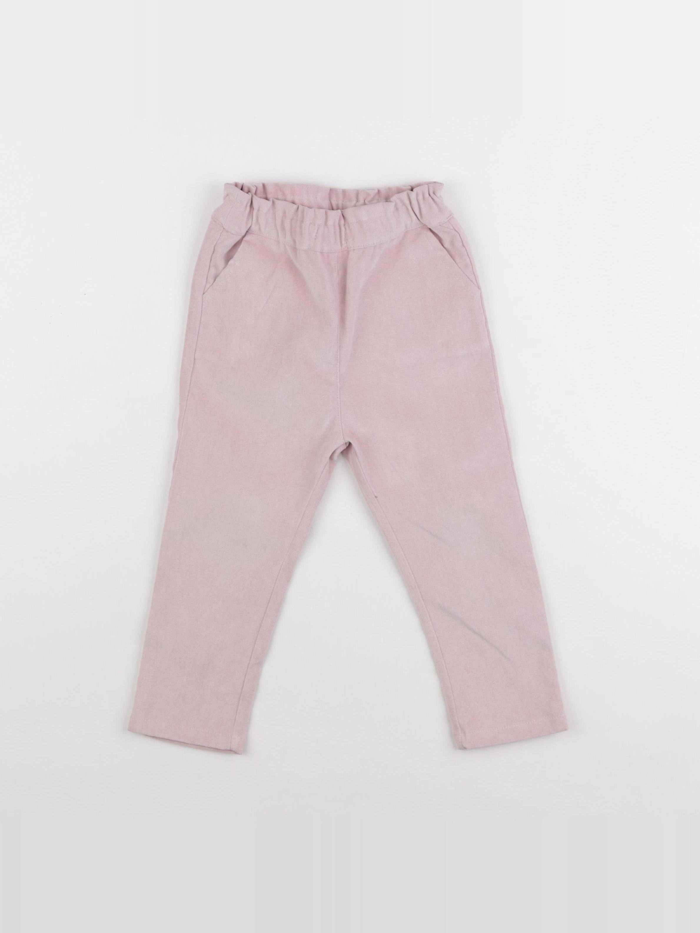 Mango - pantalon rose - 18/24 mois