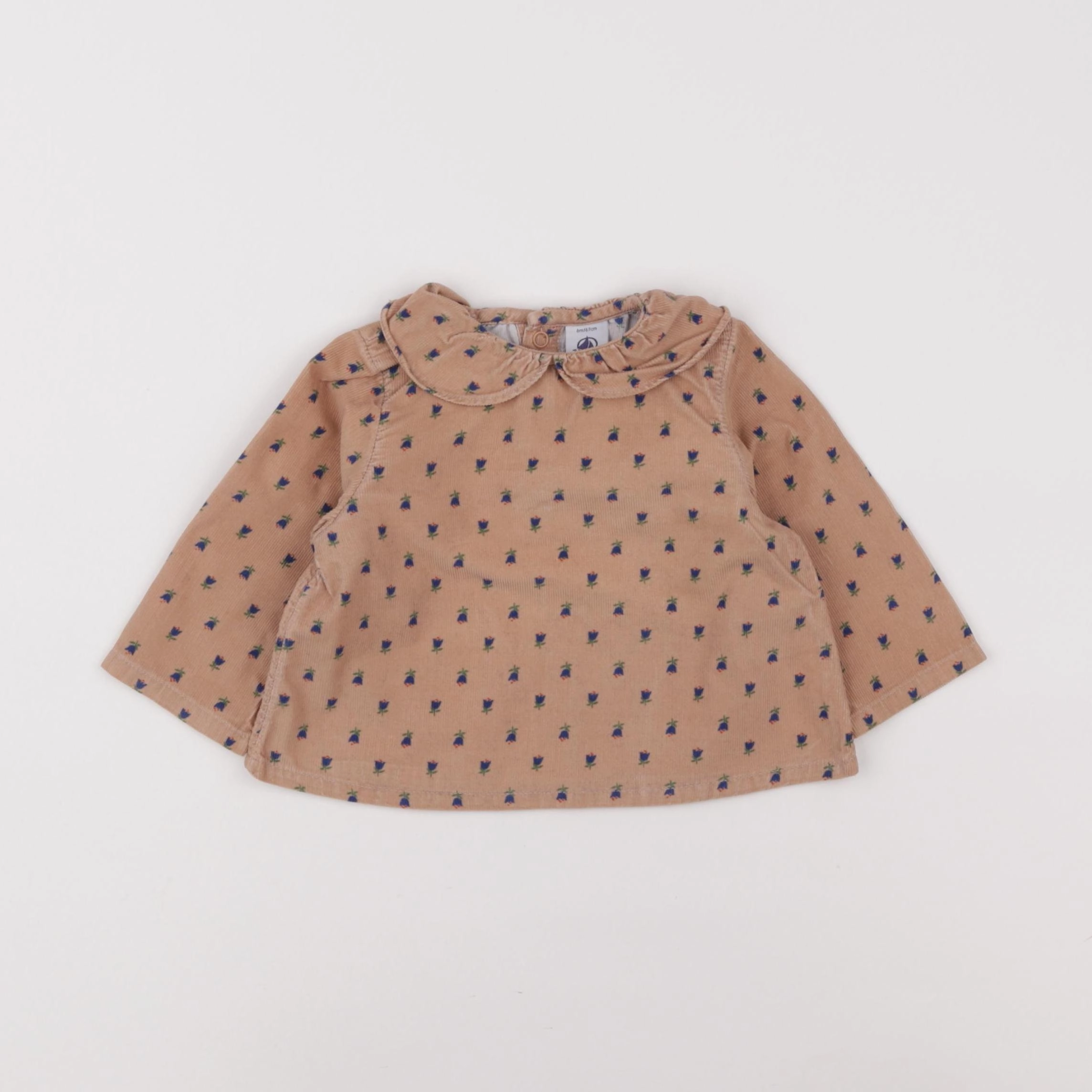 Petit Bateau - blouse marron - 6 mois