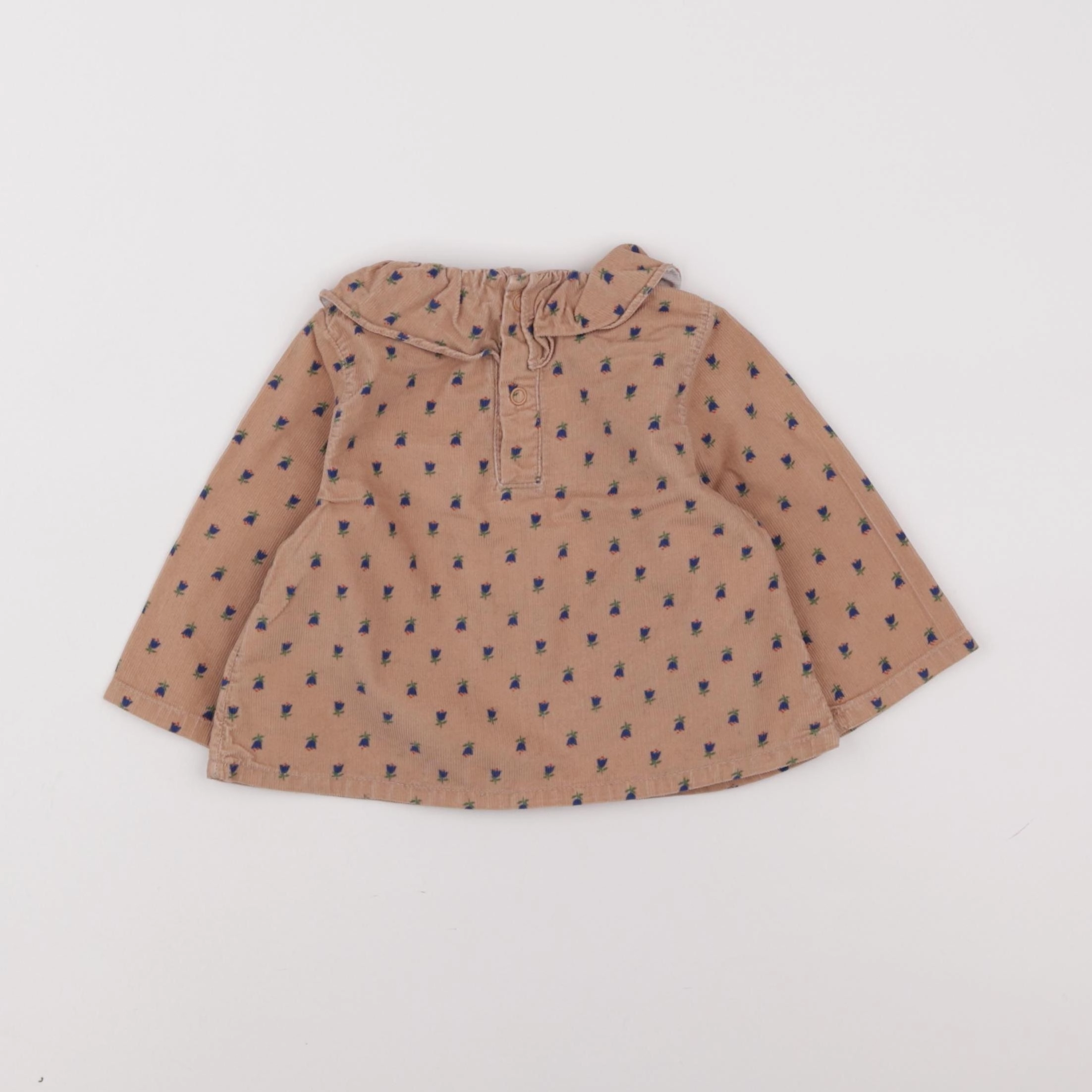 Petit Bateau - blouse marron - 6 mois
