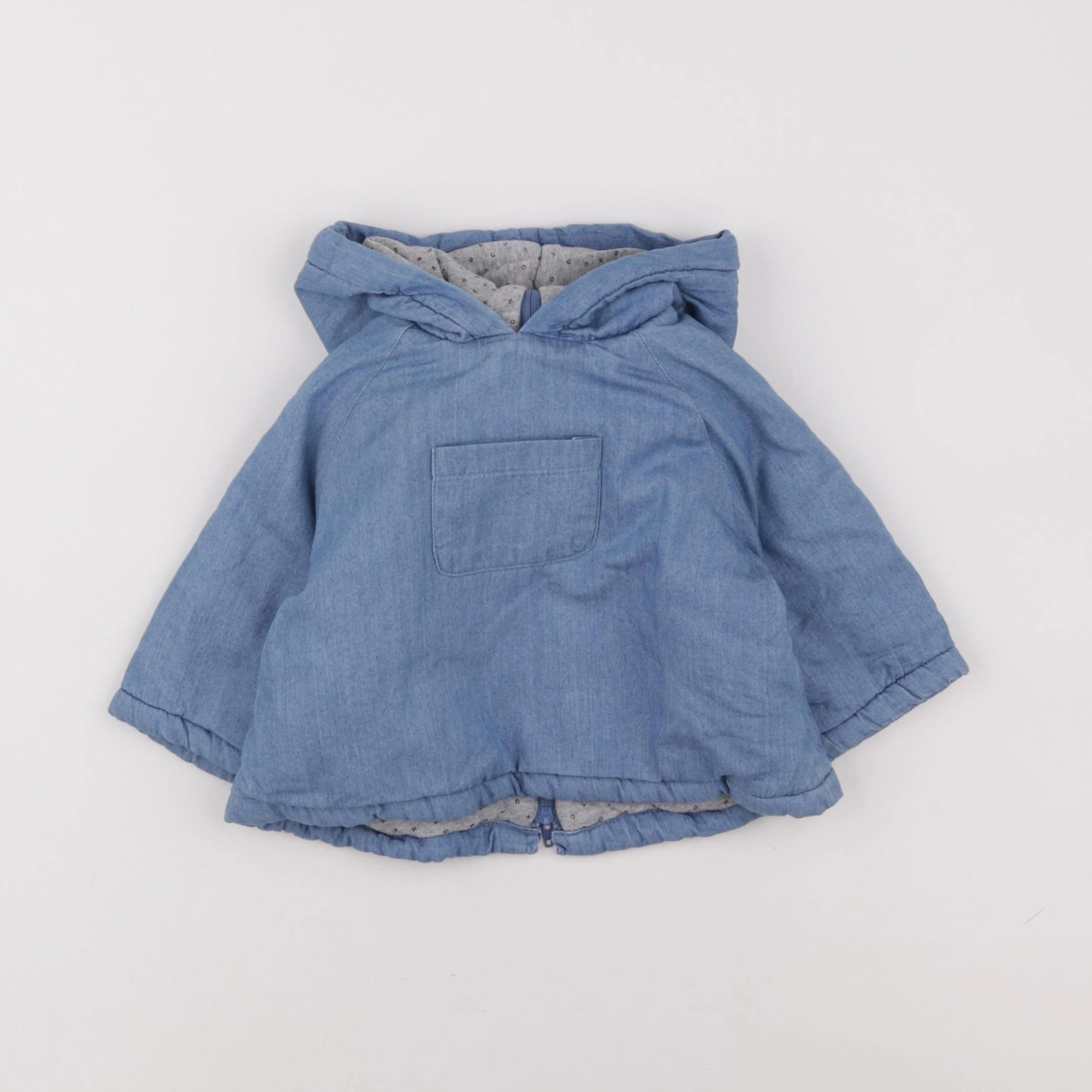 Boutchou - burnou bleu - 3 mois