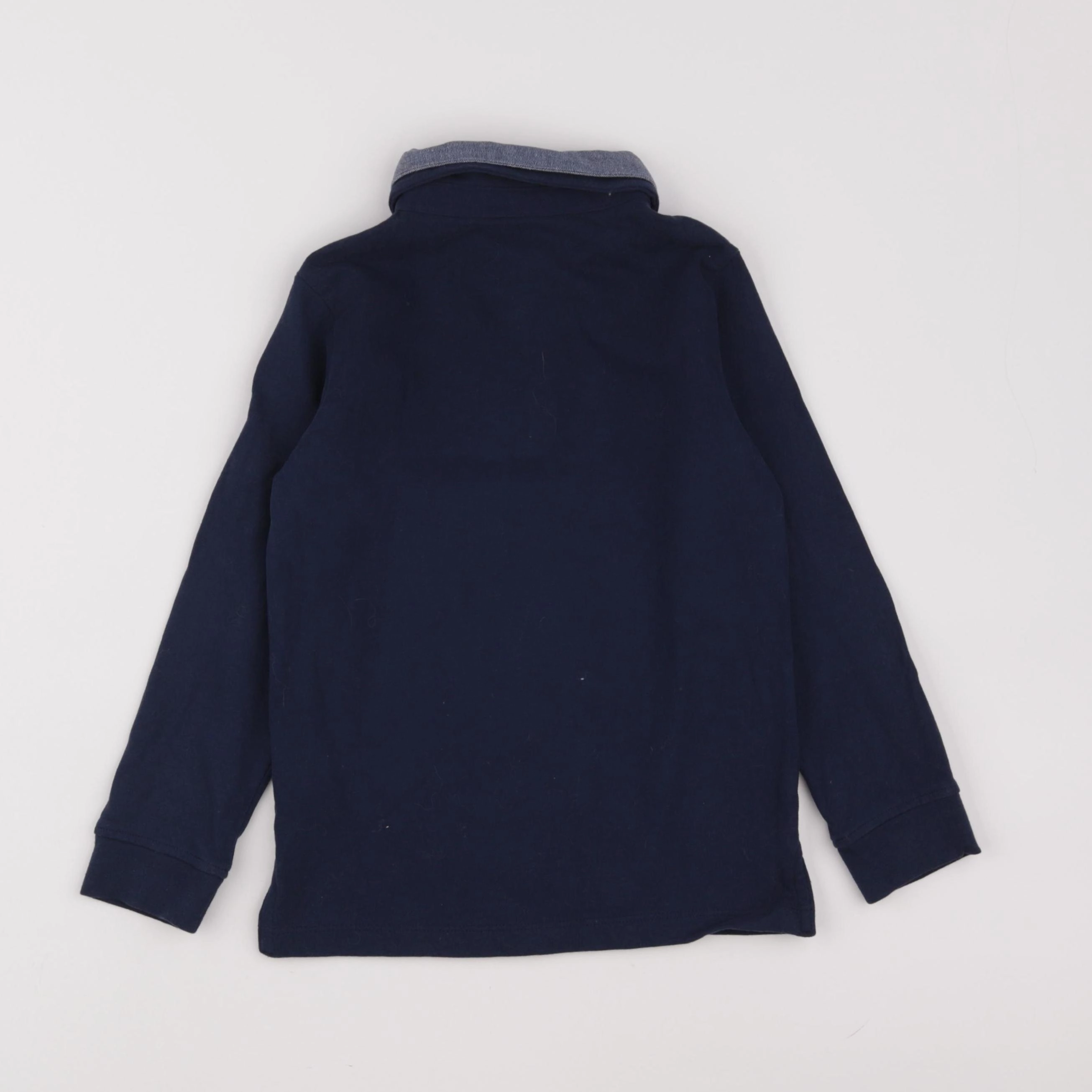 Vertbaudet - polo bleu - 6 ans