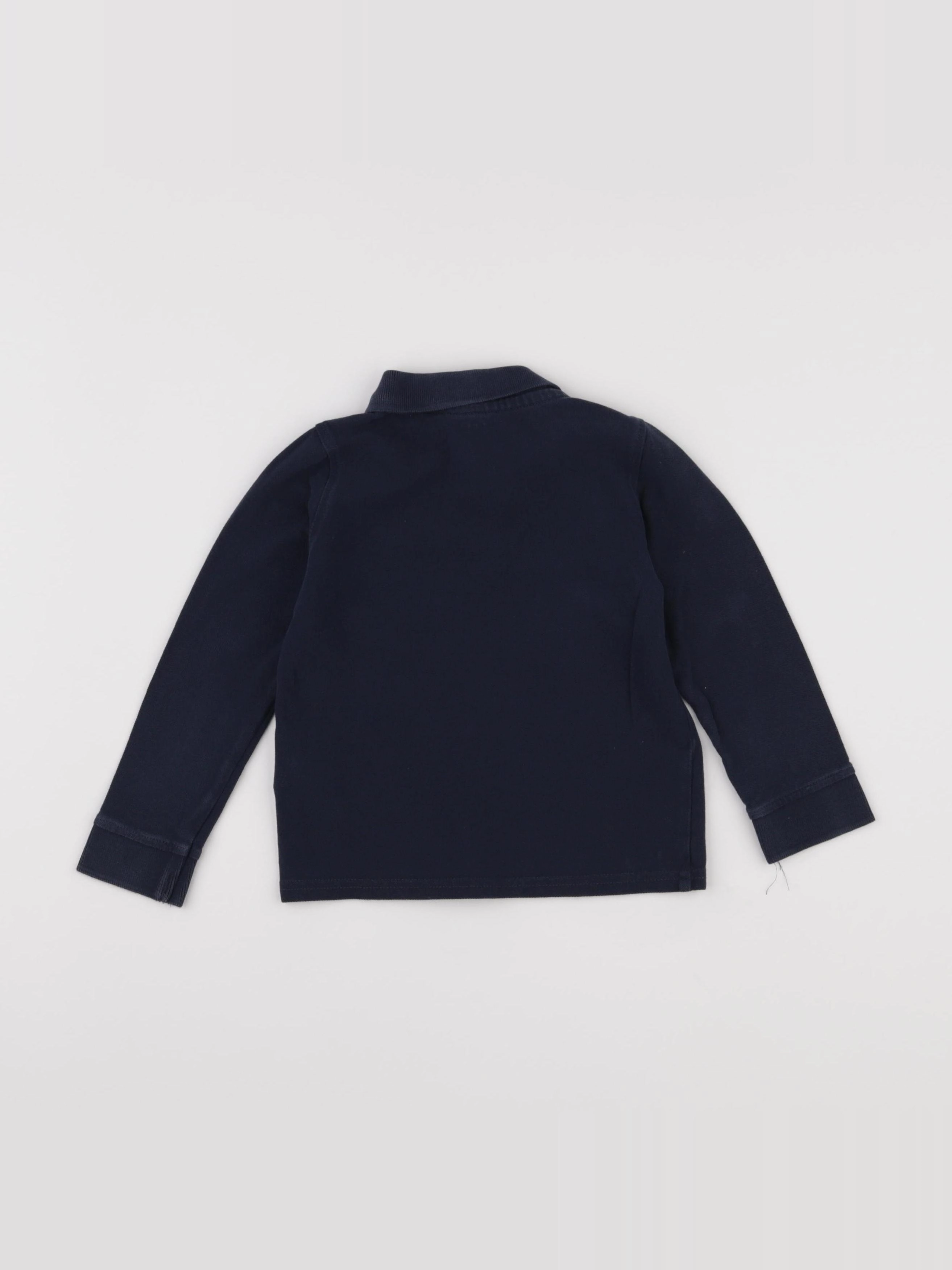 Vertbaudet - polo bleu - 4 ans