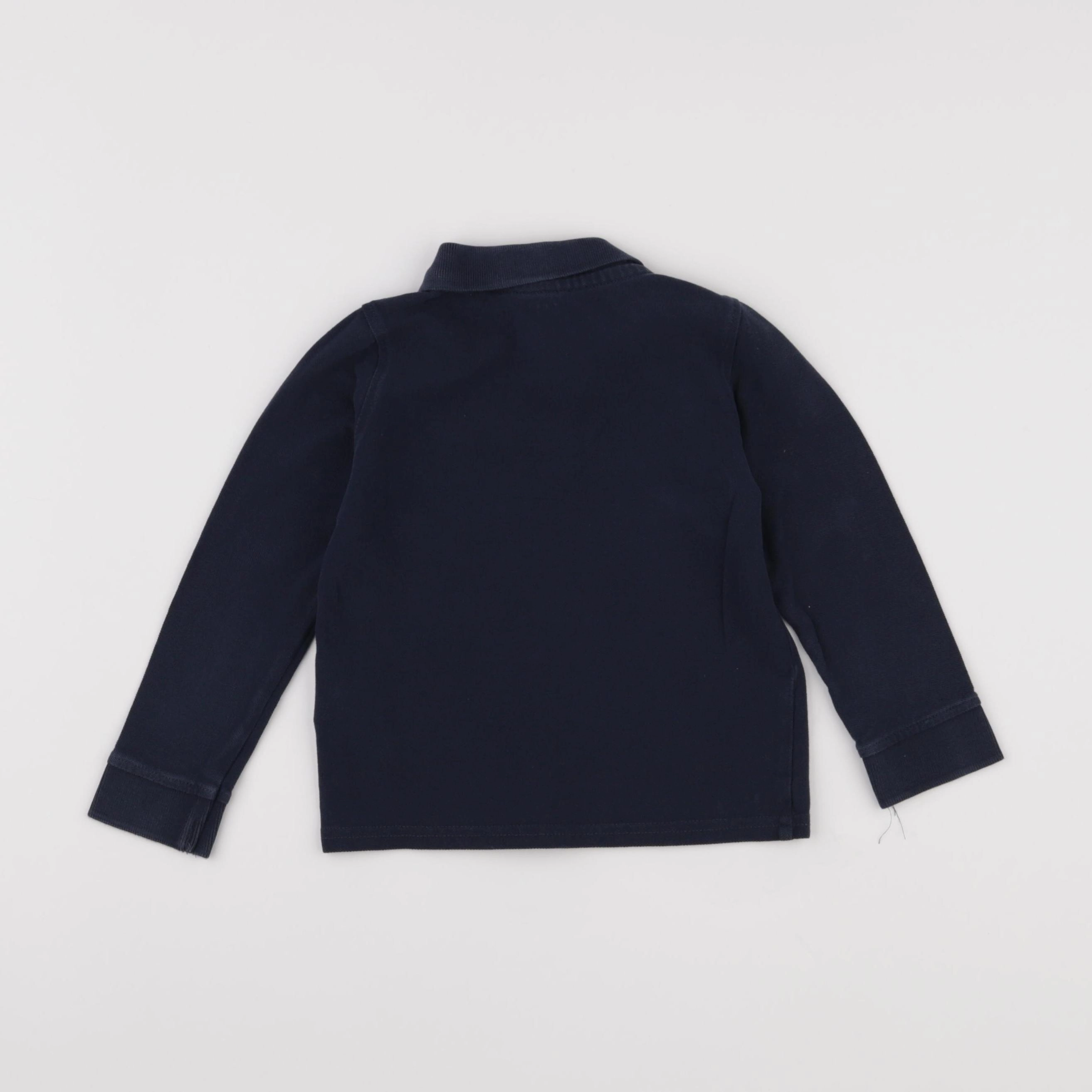 Vertbaudet - polo bleu - 4 ans